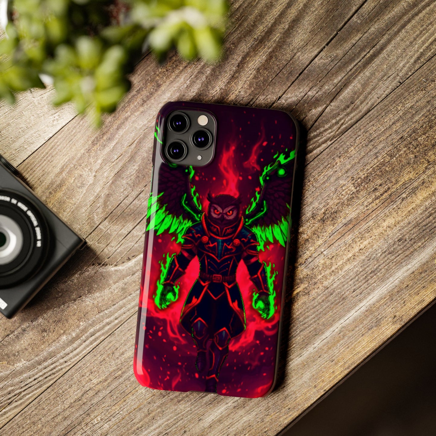 Halloween Agent Quacks Series Slim Phone Cases - Fiery General Onyx Design