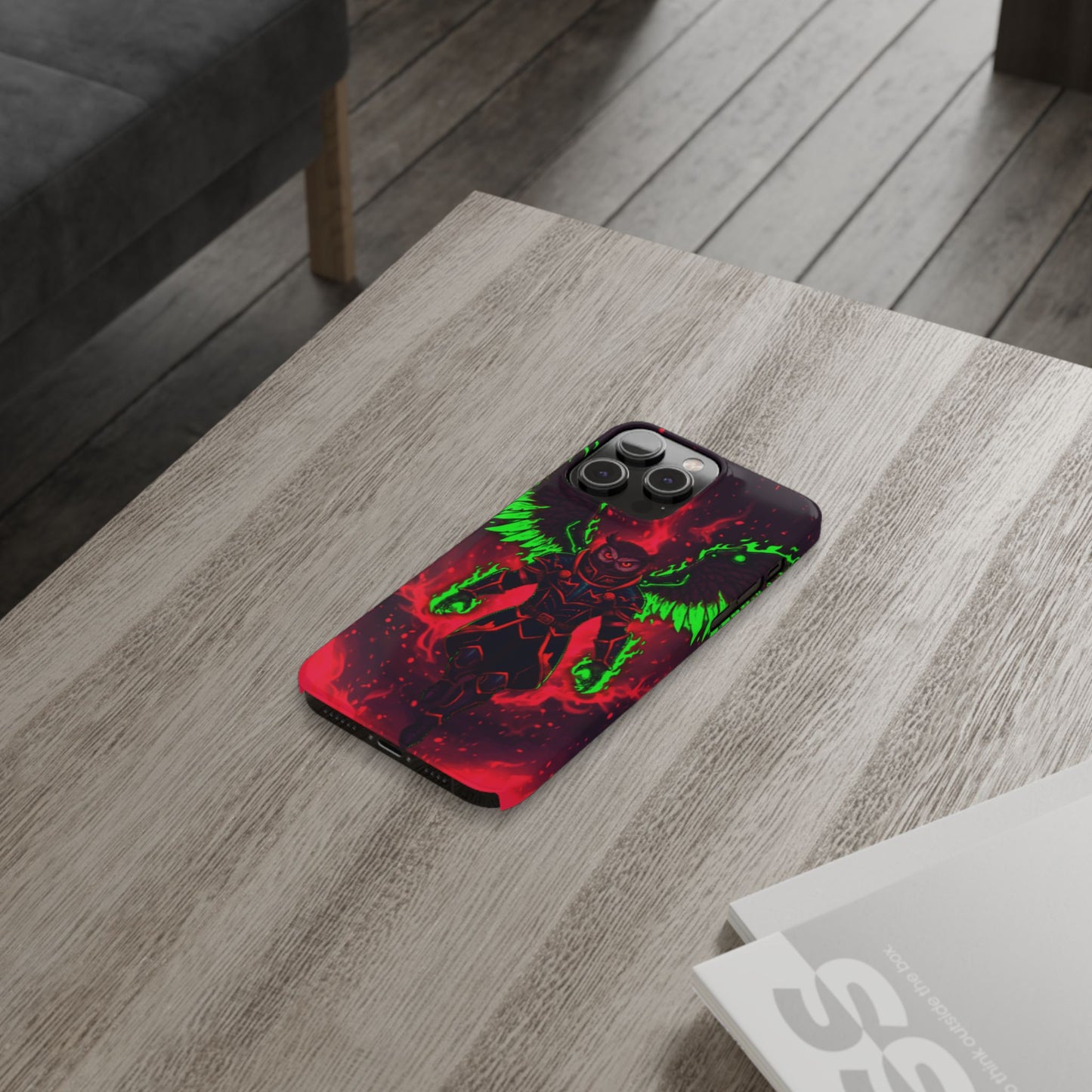 Halloween Agent Quacks Series Slim Phone Cases - Fiery General Onyx Design