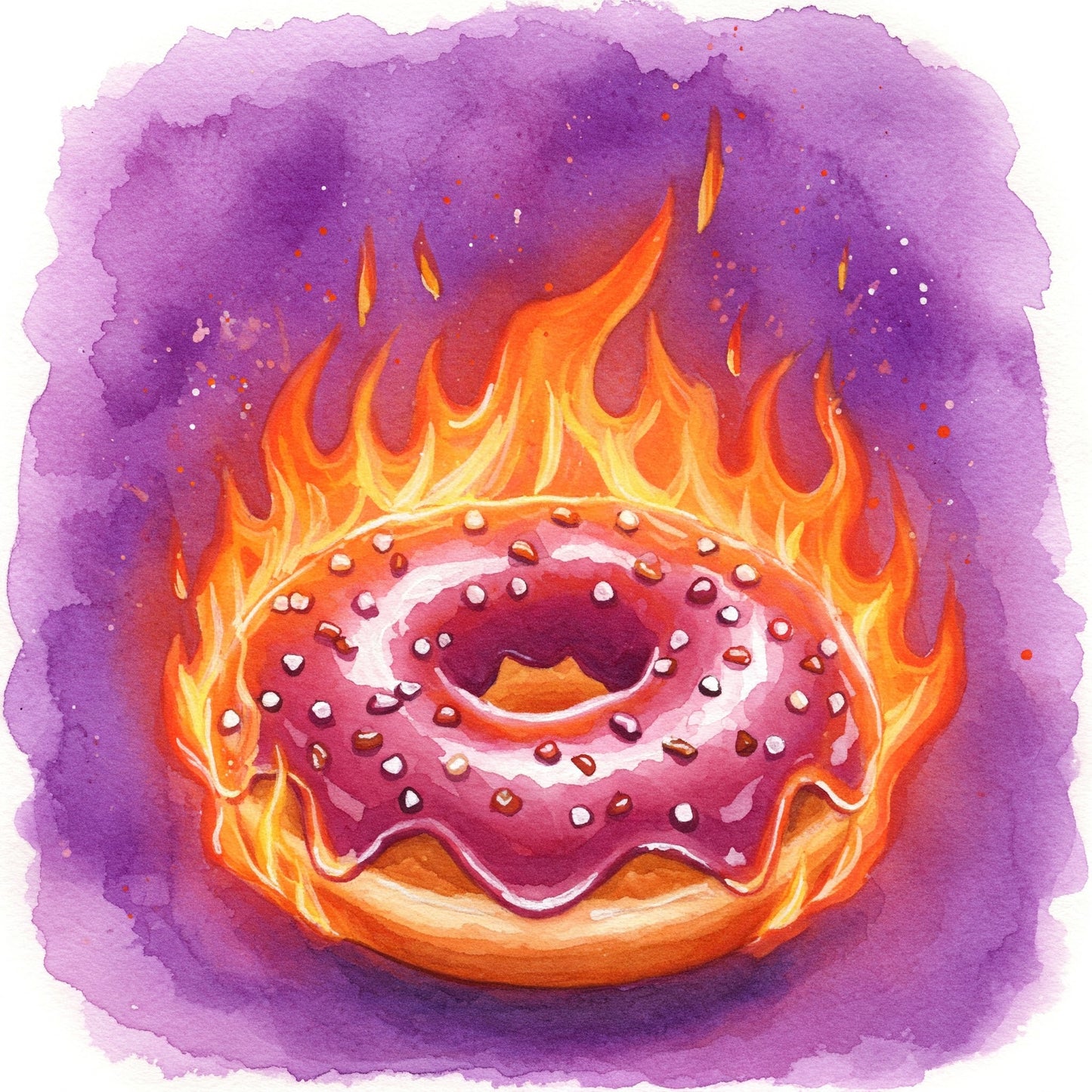 Donuts On Fire Collection of 100