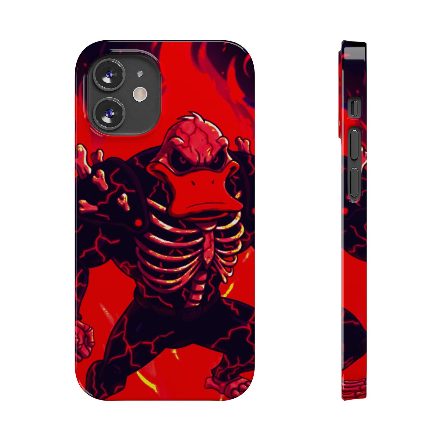 Halloween Agent Quacks Series Slim Phone Cases - Skeleton Quacks Design