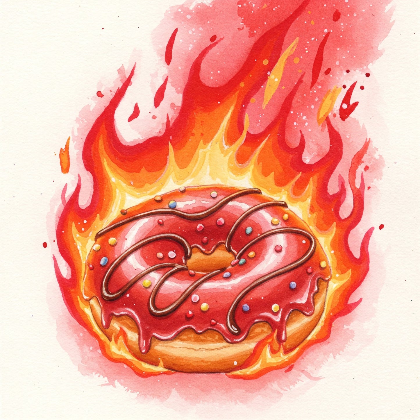 Donuts On Fire Collection of 100