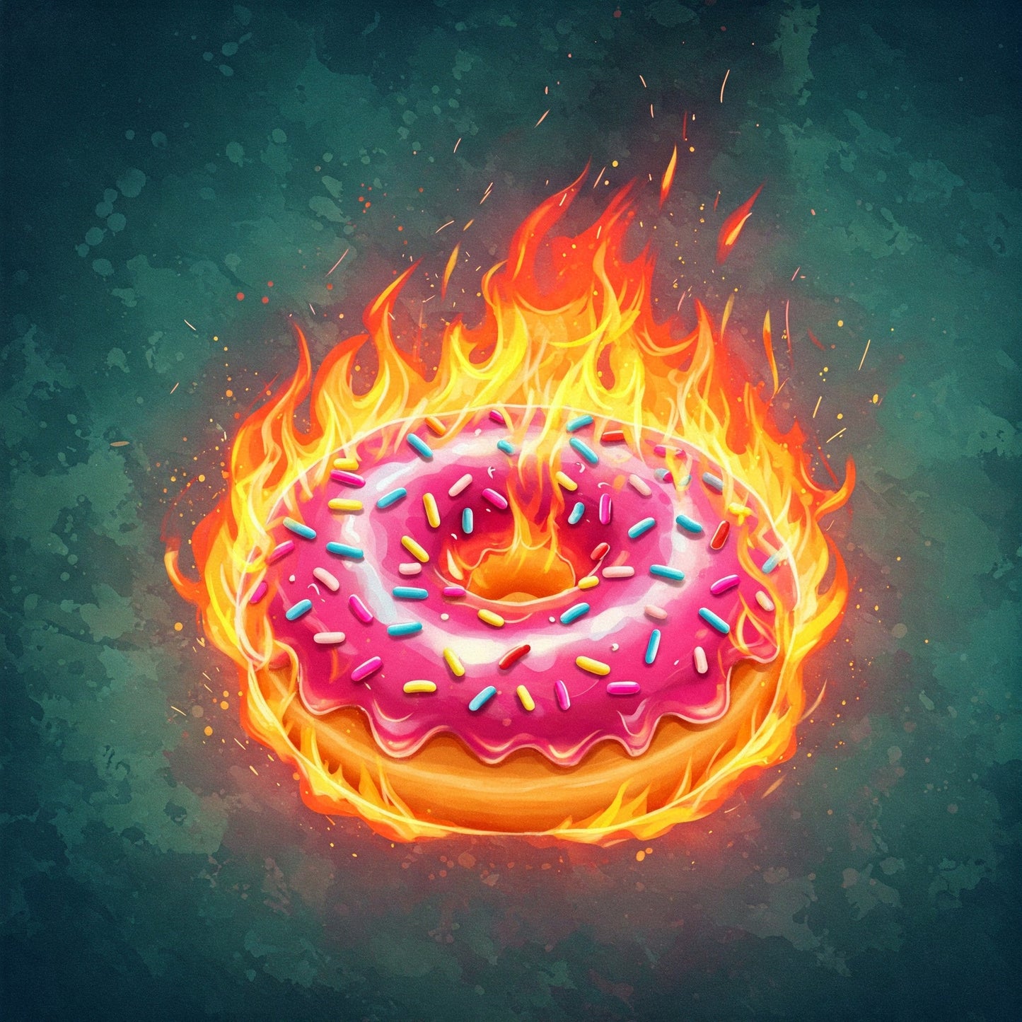Donuts On Fire Collection of 100
