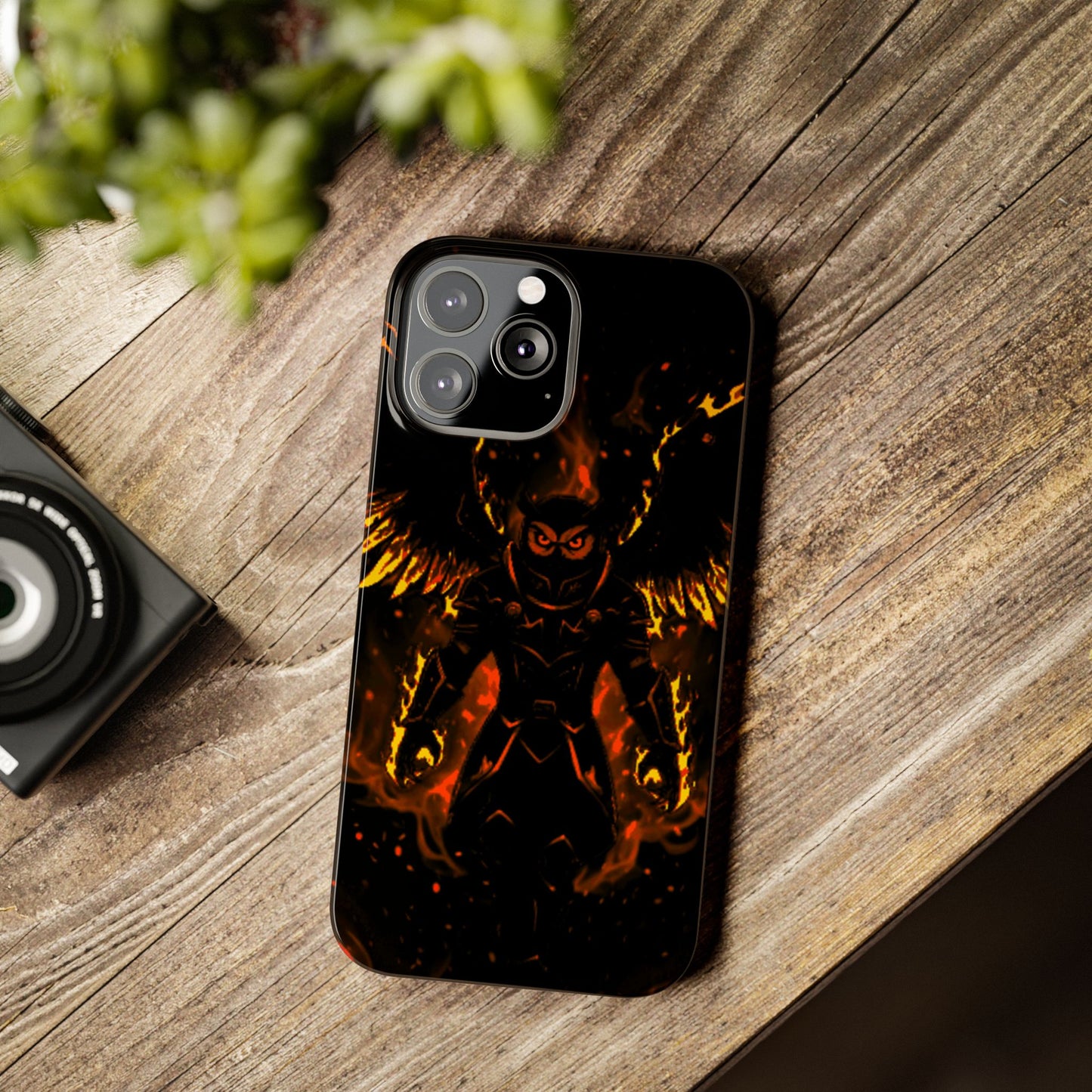 Halloween Agent Quacks Series Slim Phone Cases - Fiery General Onyx Design