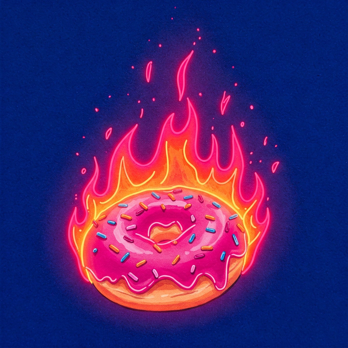 Donuts On Fire Collection of 100