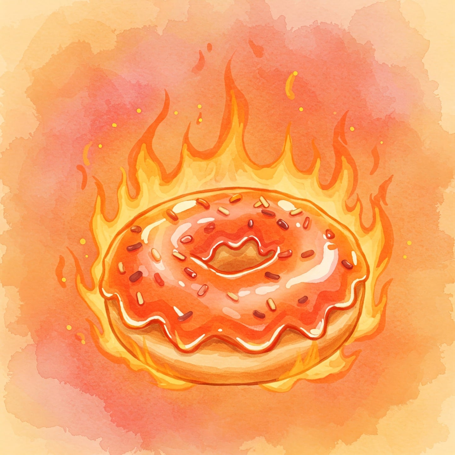 Donuts On Fire Collection of 100