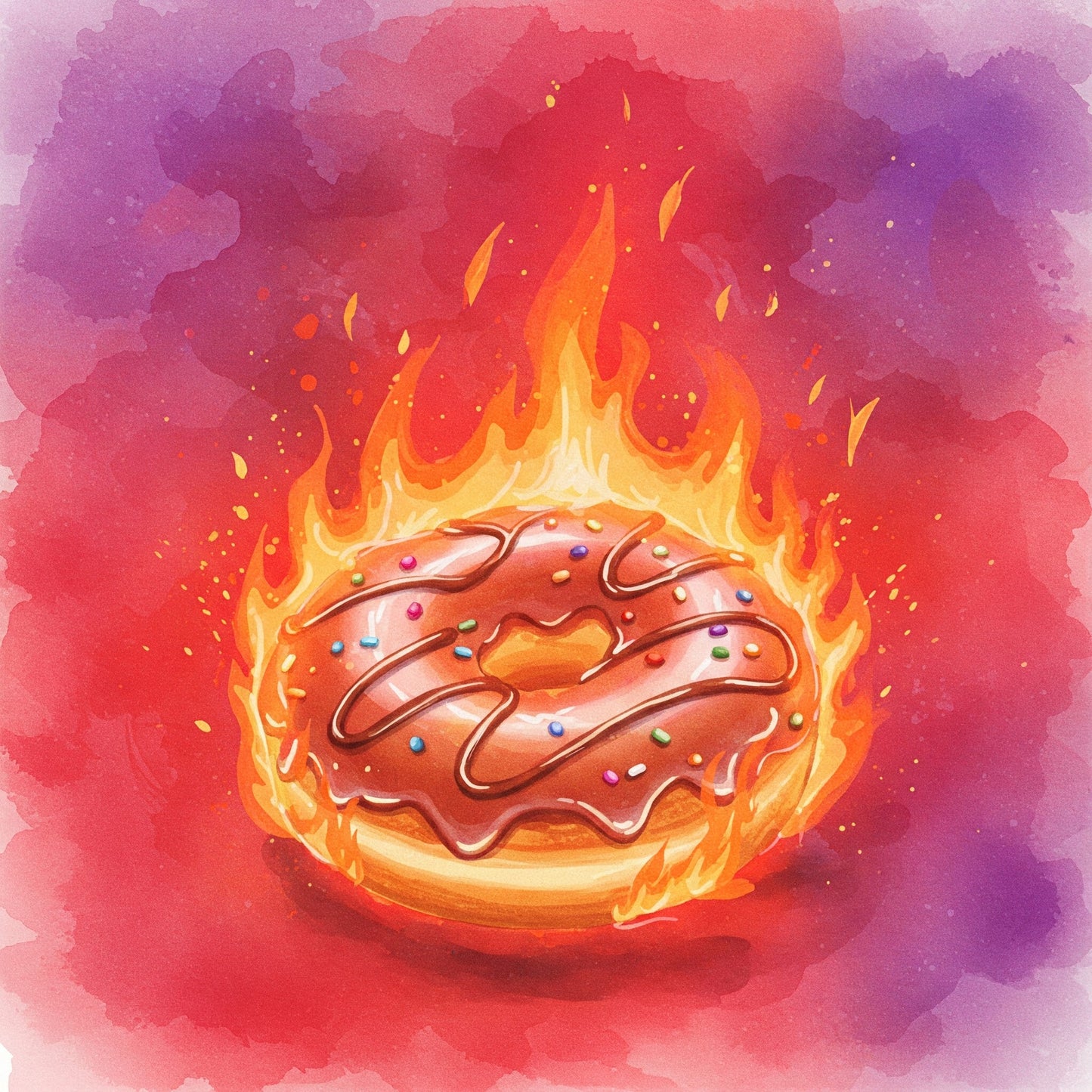 Donuts On Fire Collection of 100