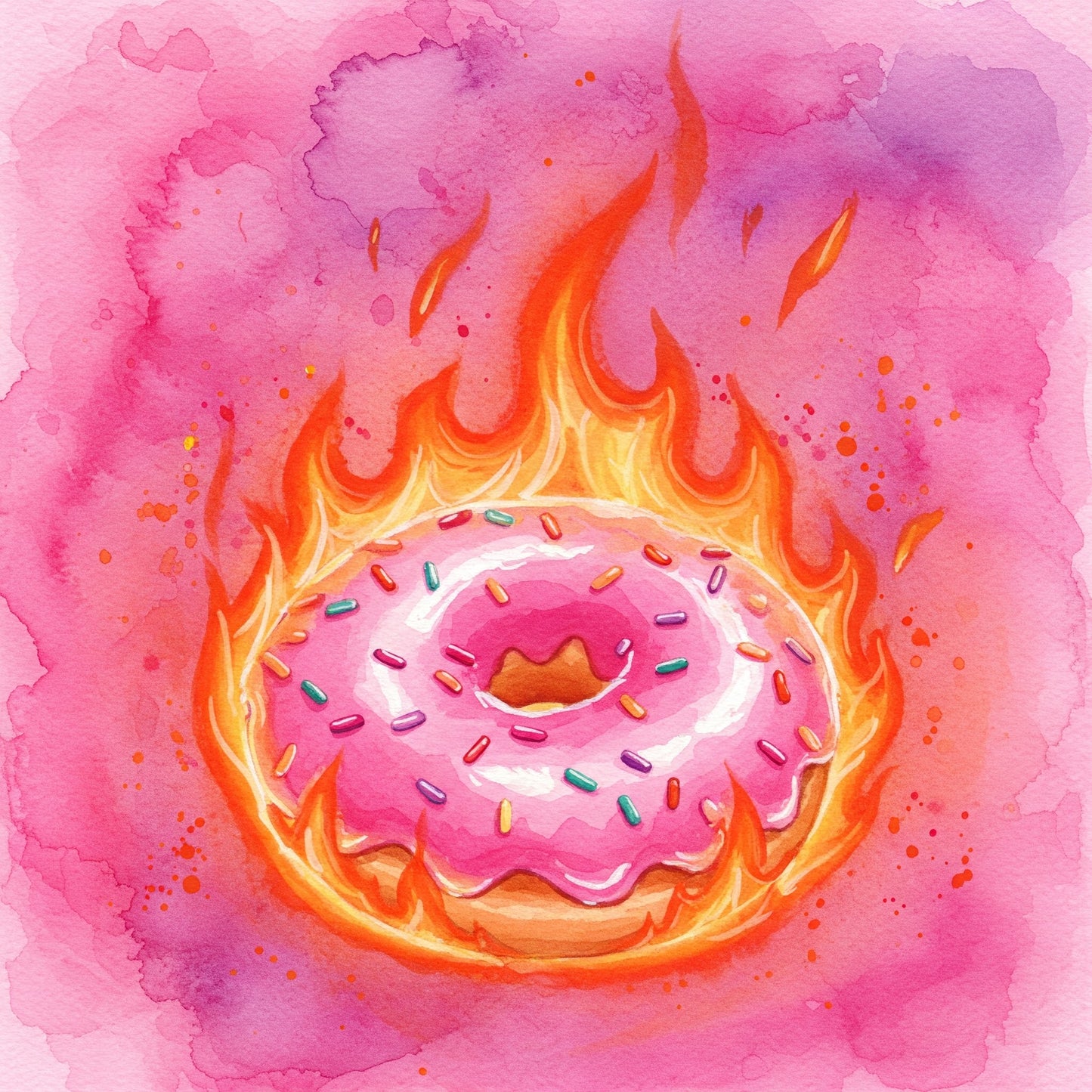 Donuts On Fire Collection of 100