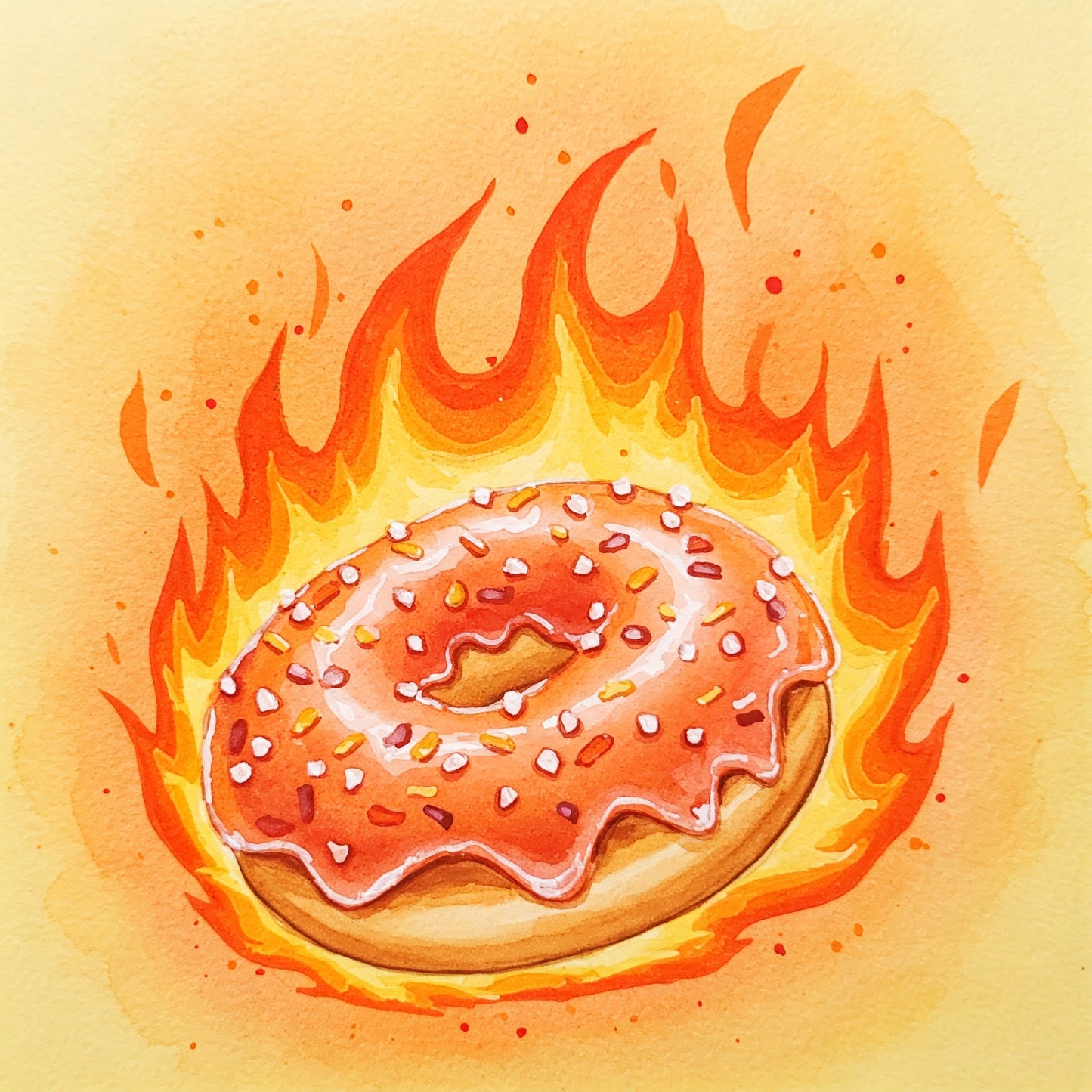 Donuts On Fire Collection of 100