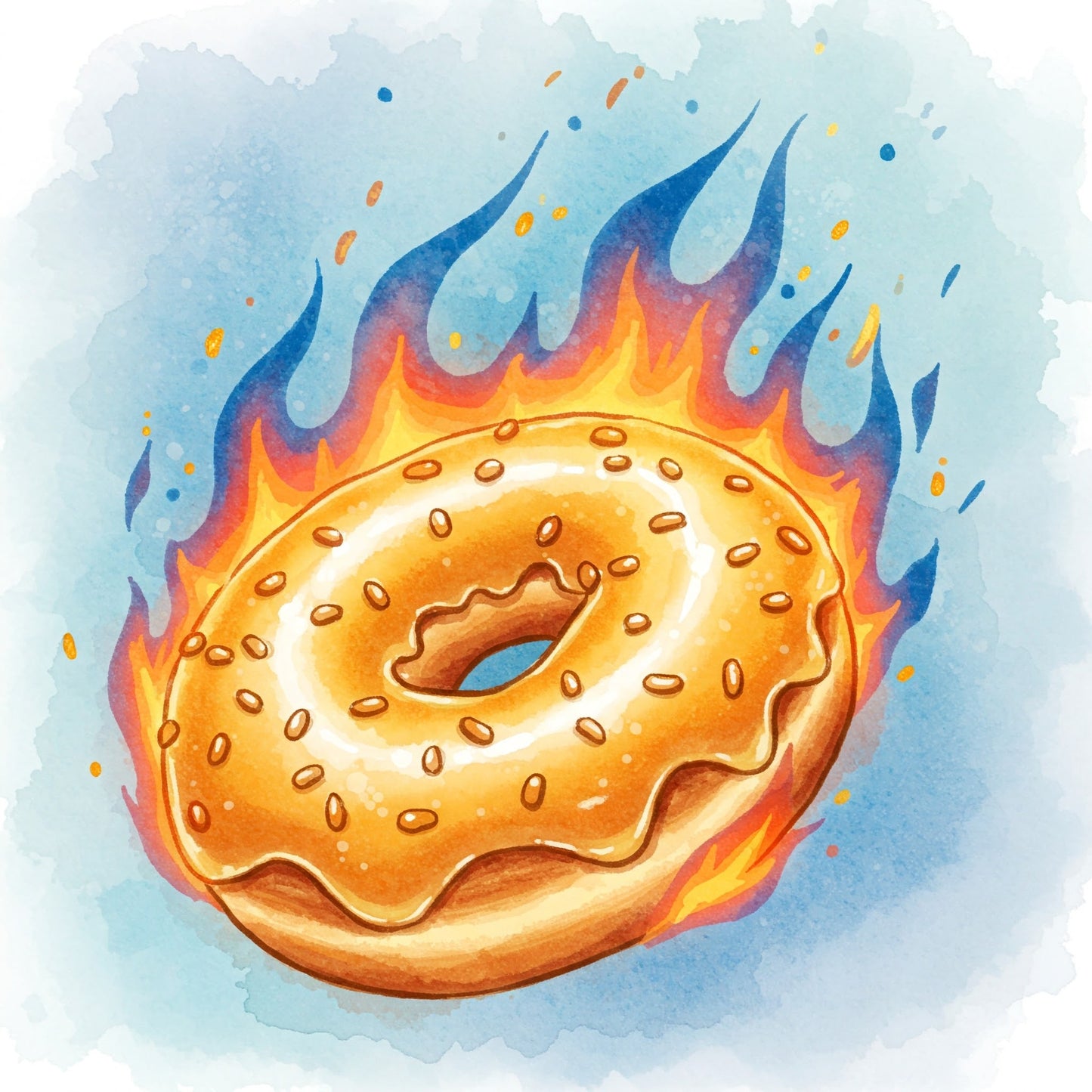 Donuts On Fire Collection of 100