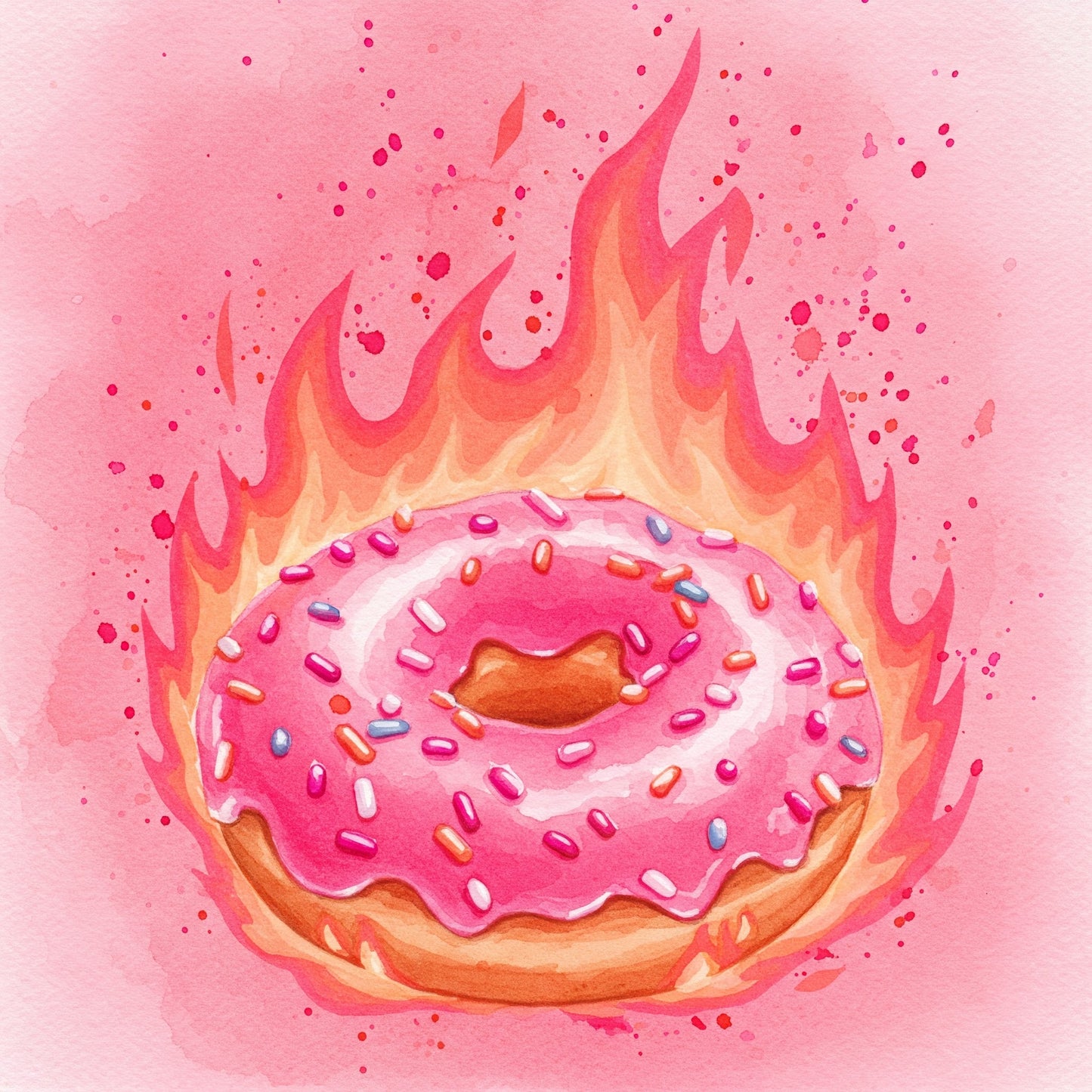 Donuts On Fire Collection of 100