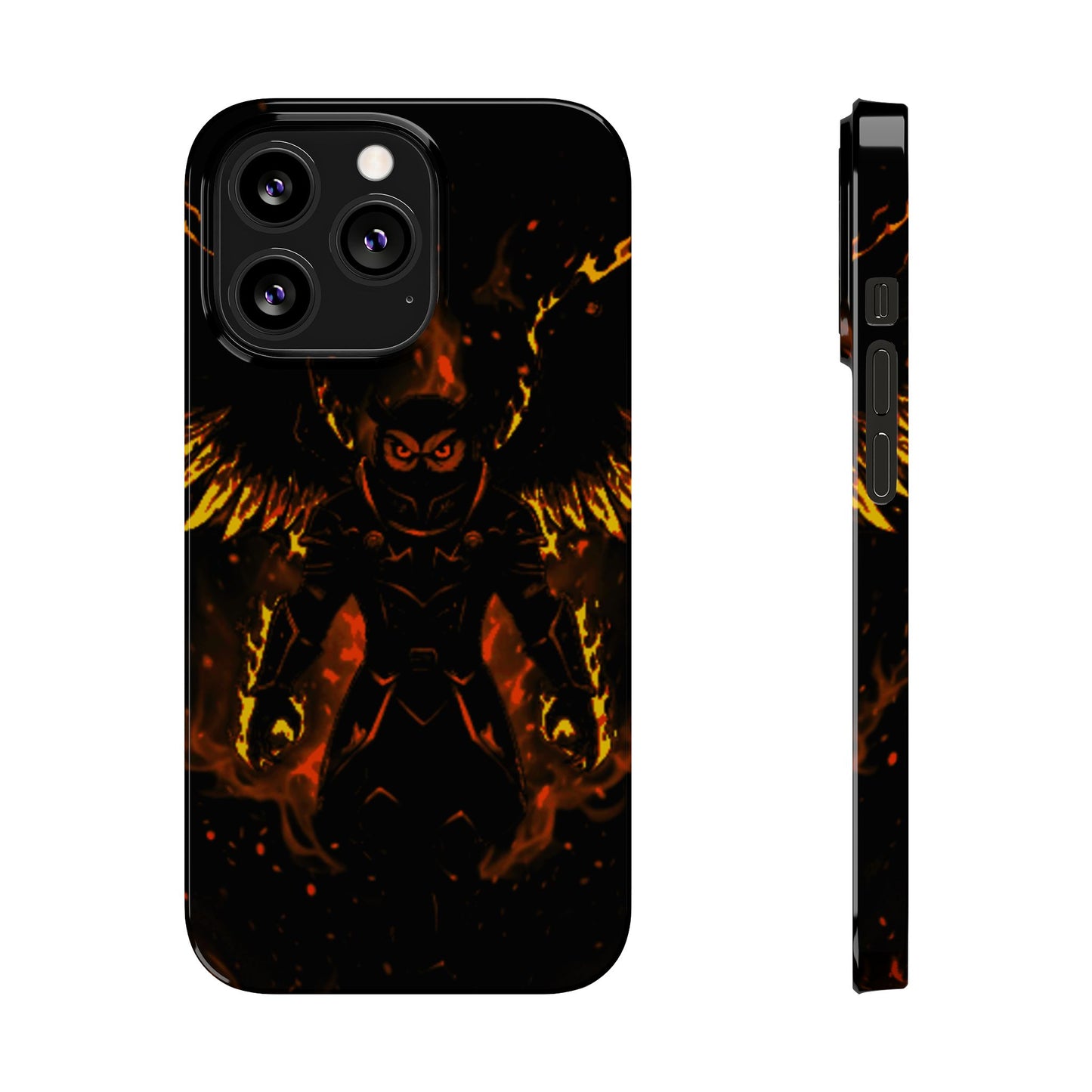 Halloween Agent Quacks Series Slim Phone Cases - Fiery General Onyx Design
