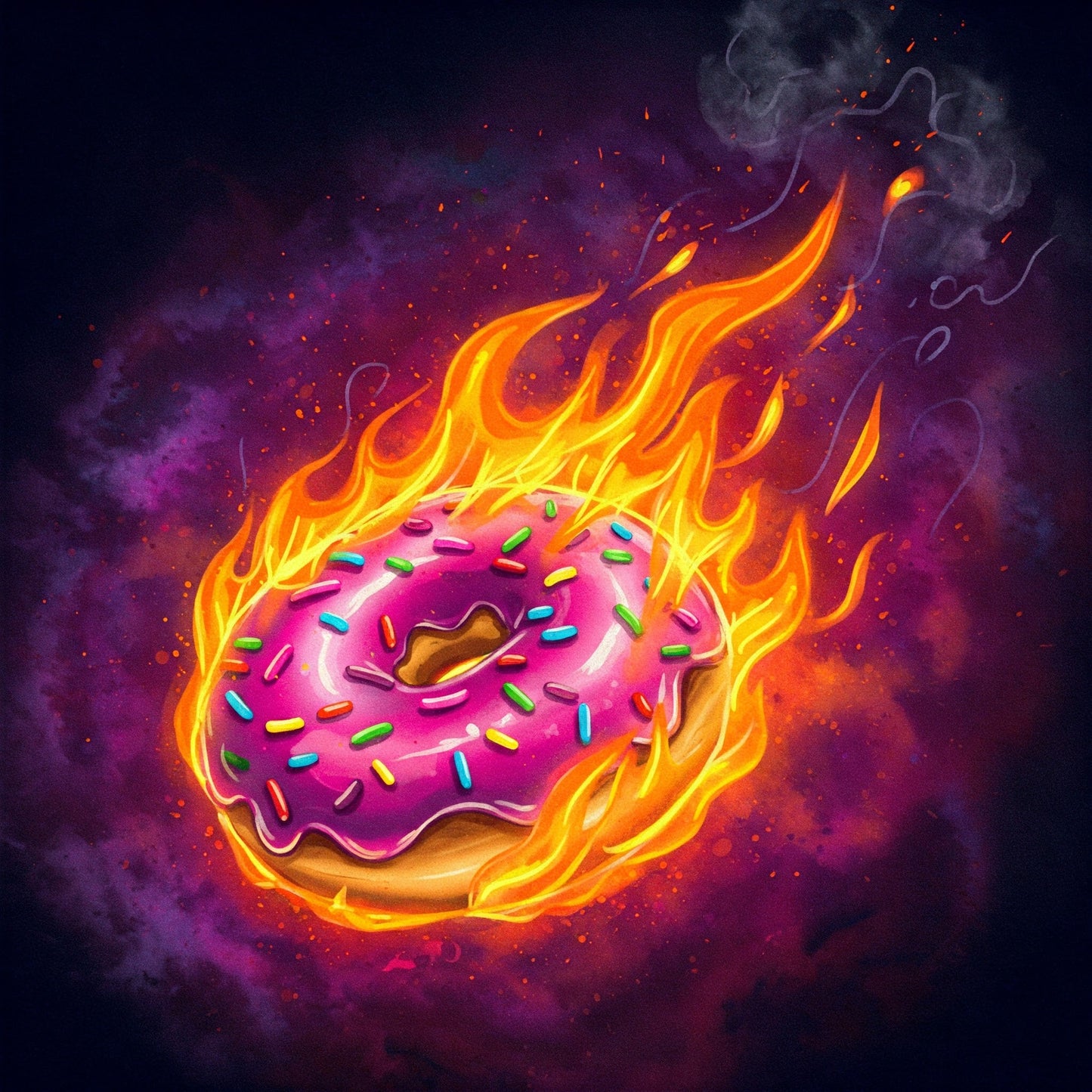 Donuts On Fire Collection of 100
