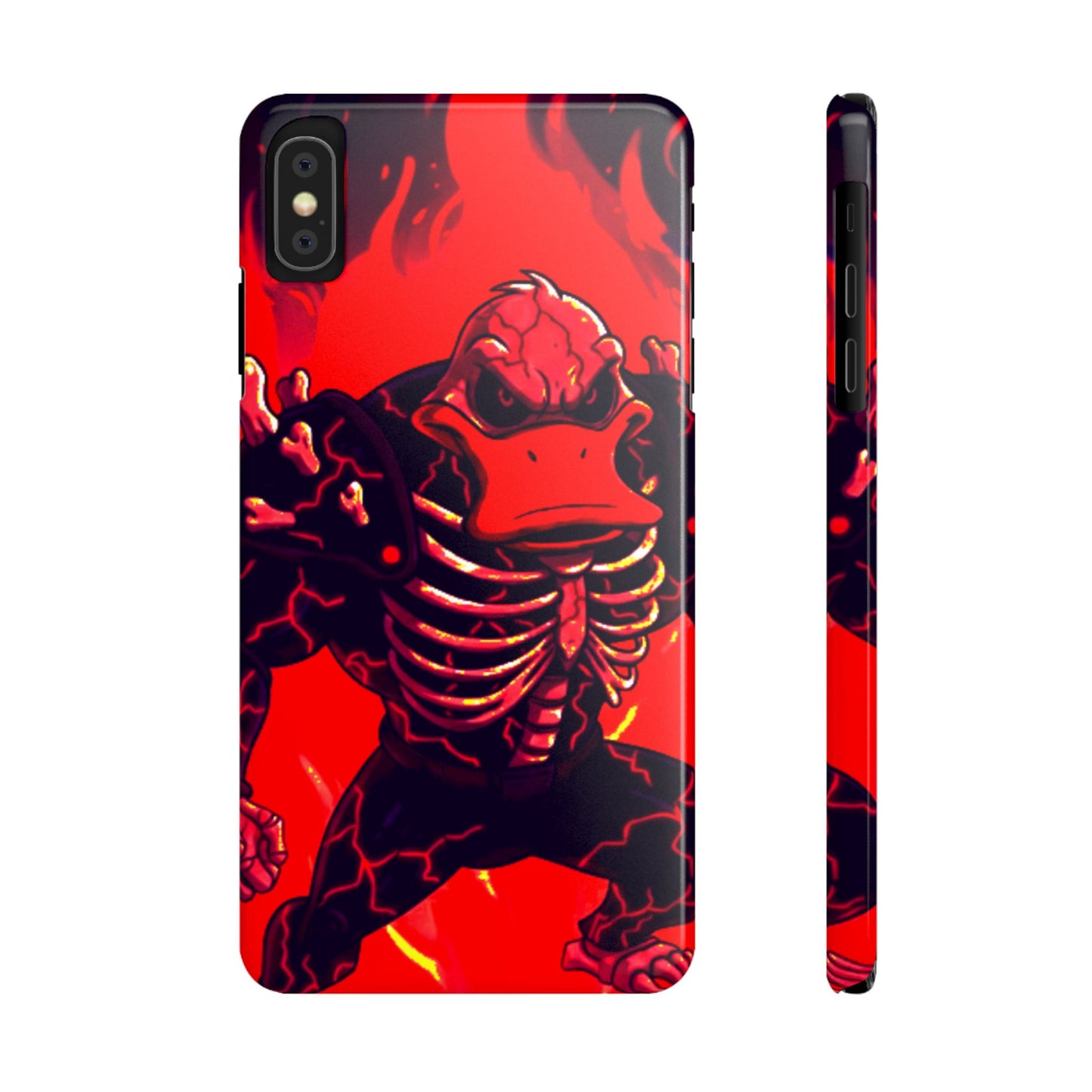 Halloween Agent Quacks Series Slim Phone Cases - Skeleton Quacks Design