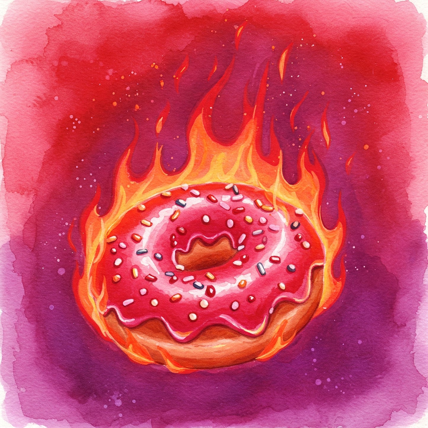 Donuts On Fire Collection of 100