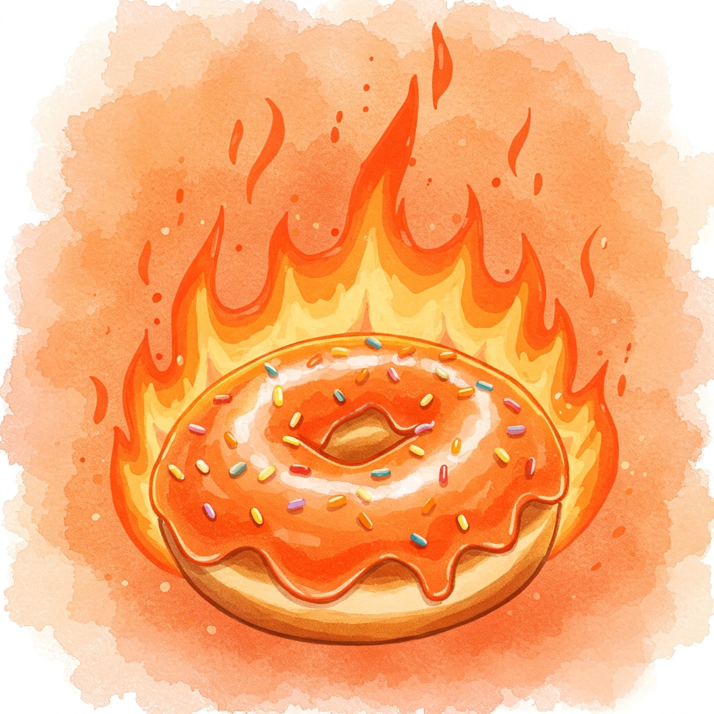 Donuts On Fire Collection of 100