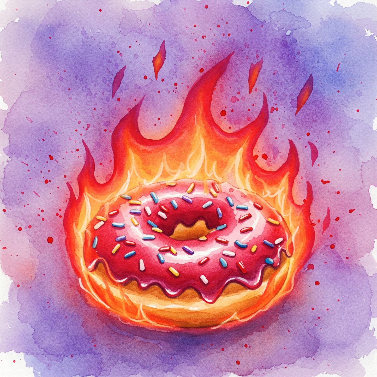 Donuts On Fire Collection of 100