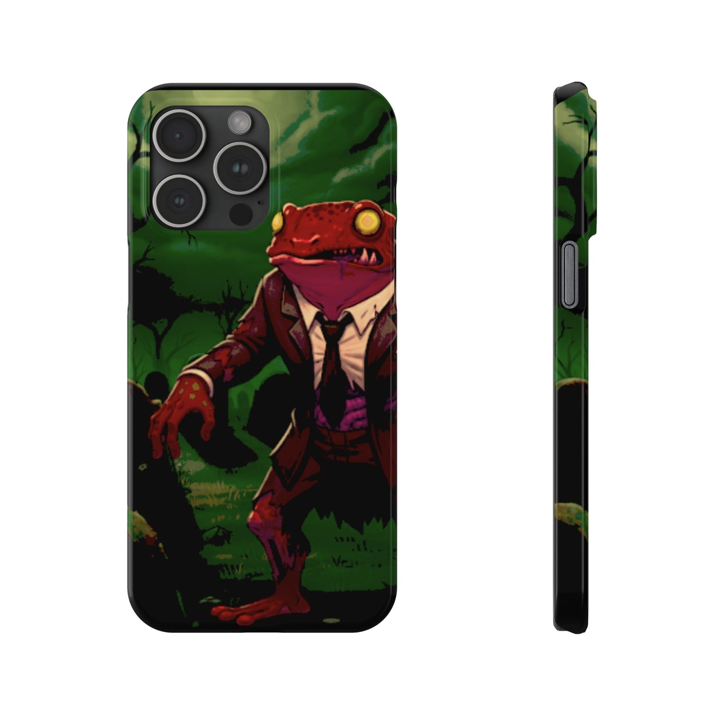 Halloween Agent Quacks Series Slim Phone Cases - Zombie Goro Design