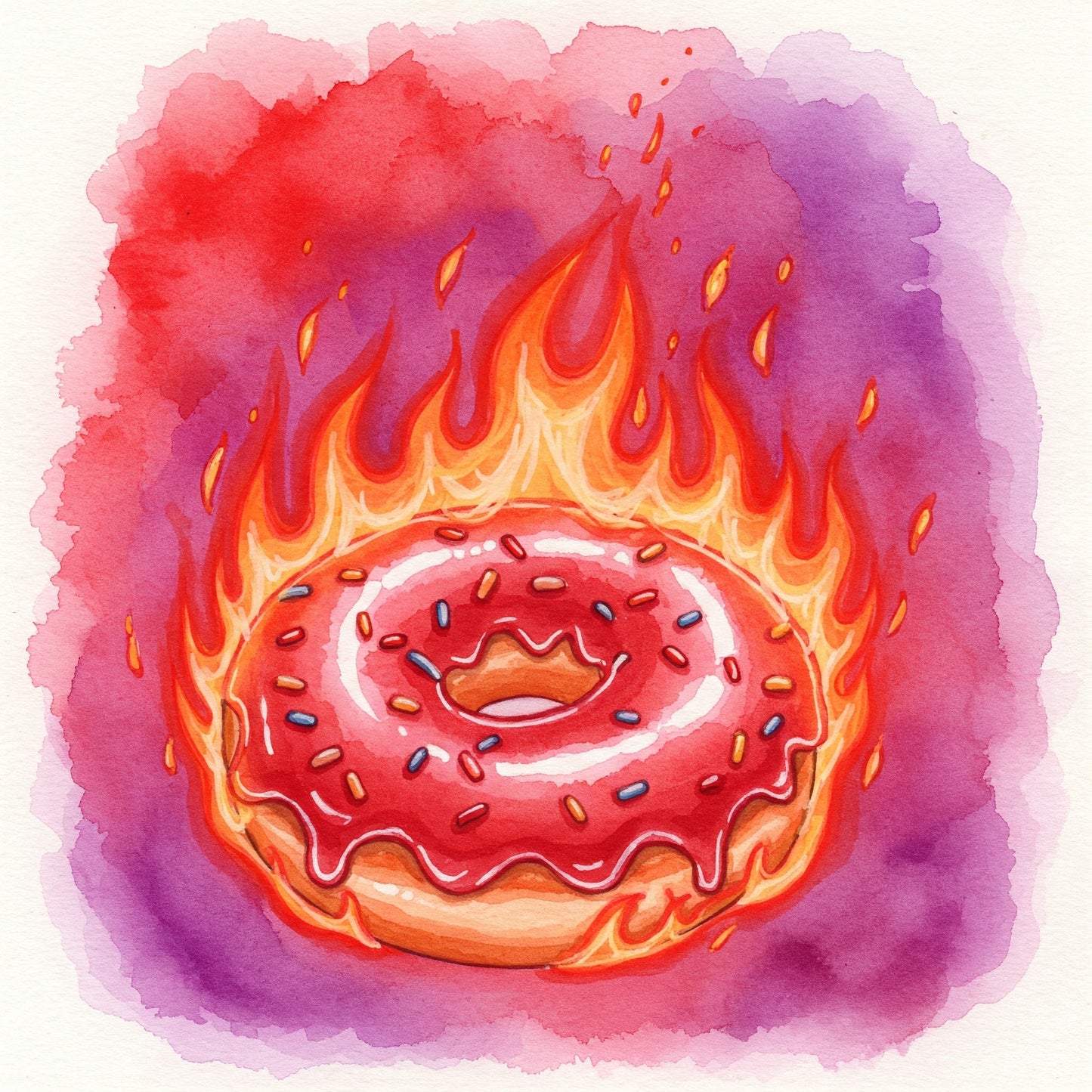 Donuts On Fire Collection of 100