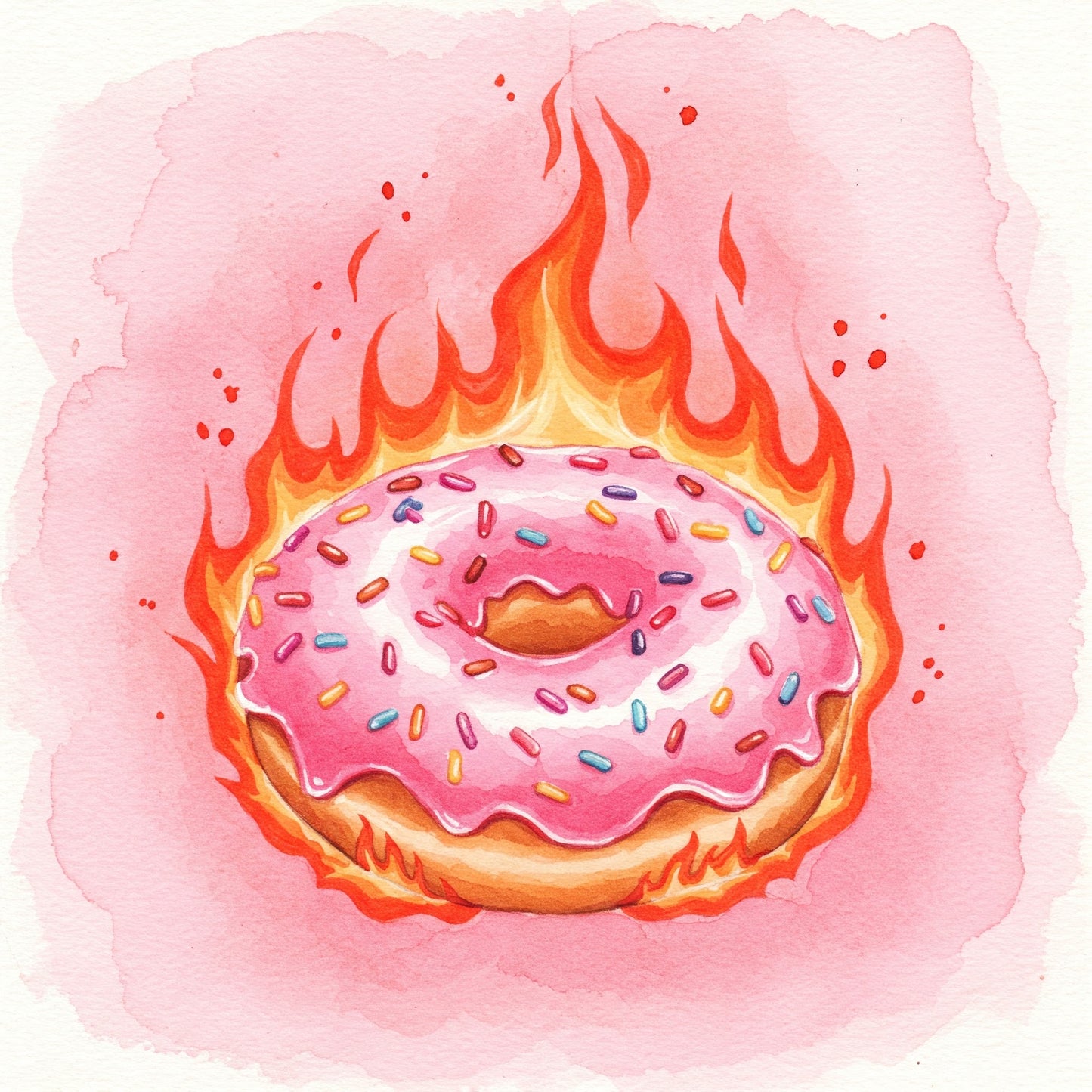 Donuts On Fire Collection of 100