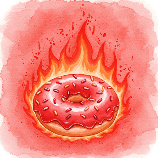 Donuts On Fire Collection of 100