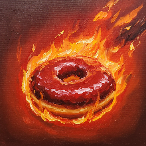 Donuts On Fire Collection of 100