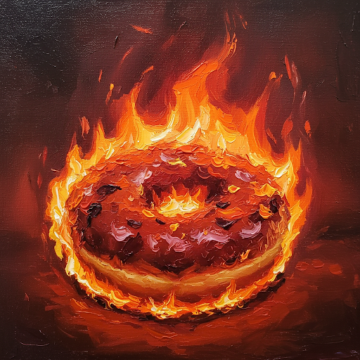 Donuts On Fire Collection of 100