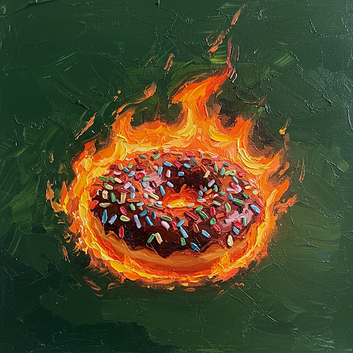 Donuts On Fire Collection of 100