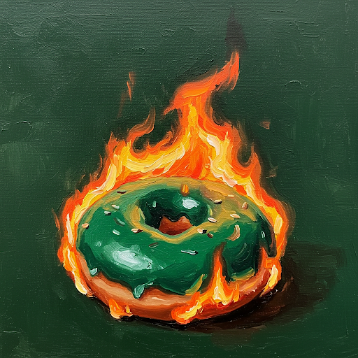 Donuts On Fire Collection of 100