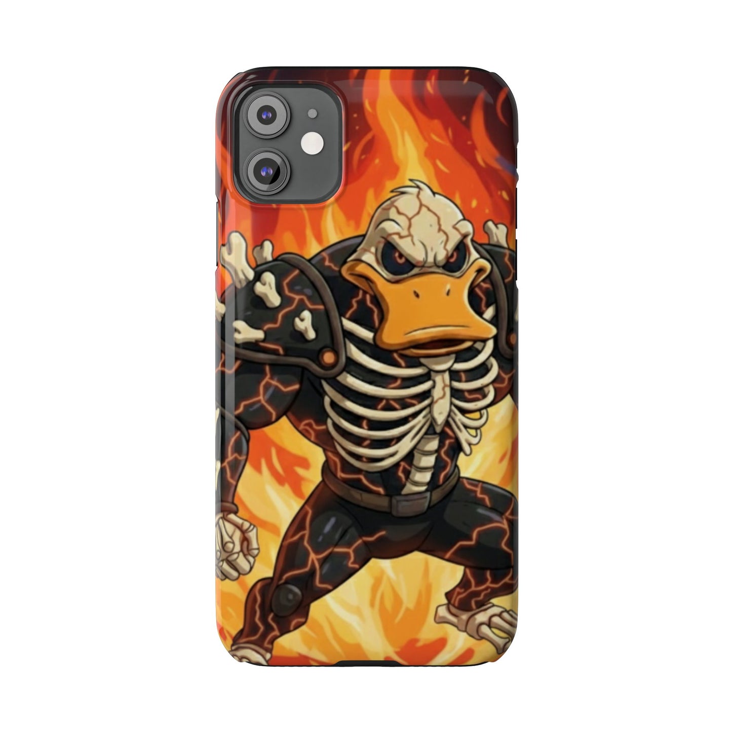 Halloween Agent Quacks Series Slim Phone Cases - Skeleton Quacks Design