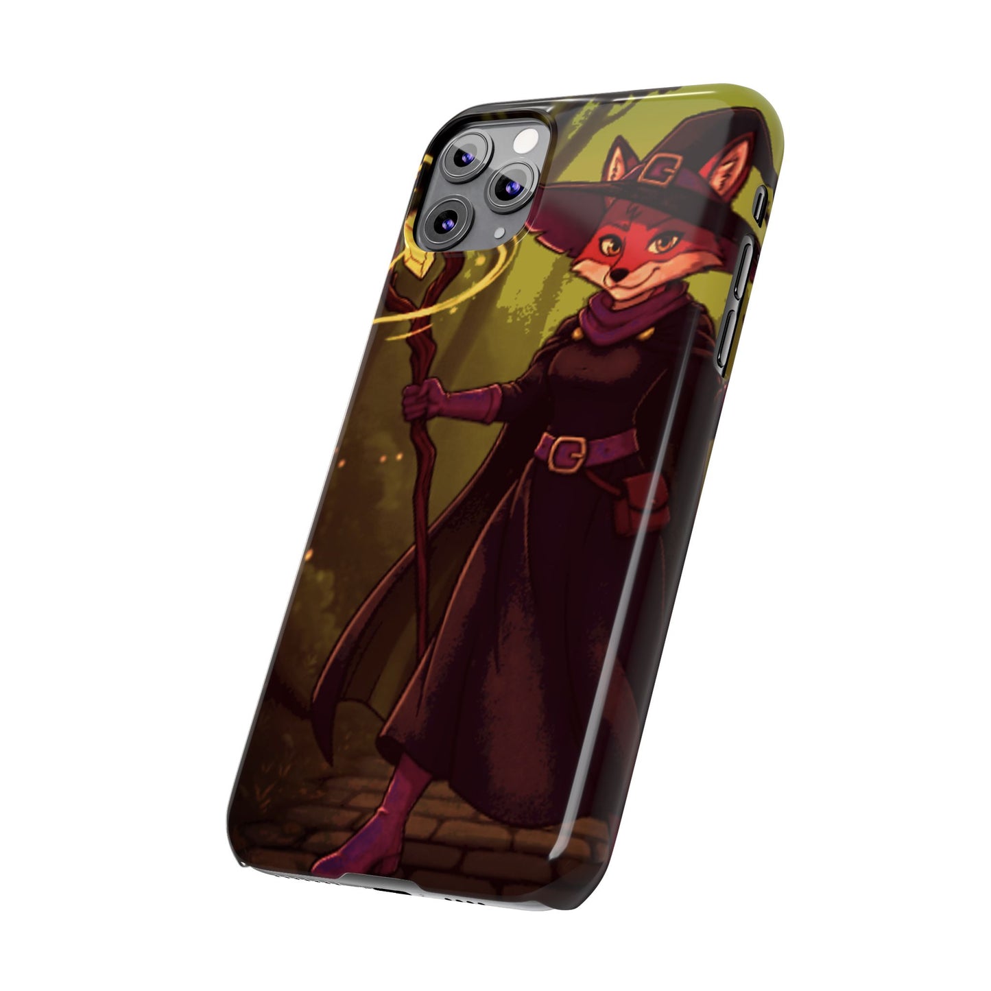 Halloween Agent Quacks Series Slim Phone Cases - Witch Vixx Design