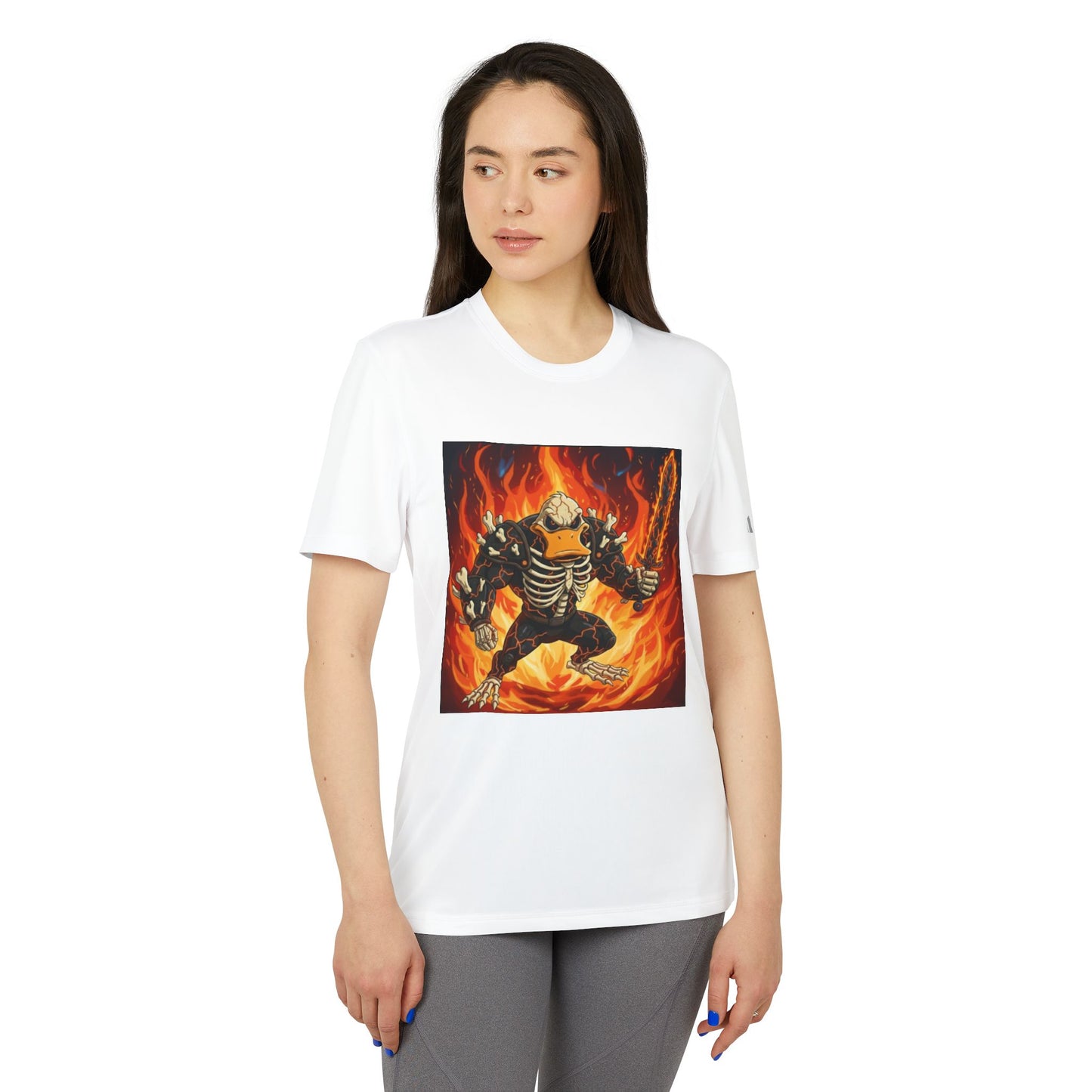 Limited Edition "Bone Quacks" Halloween adidas Unisex Sport T-Shirt