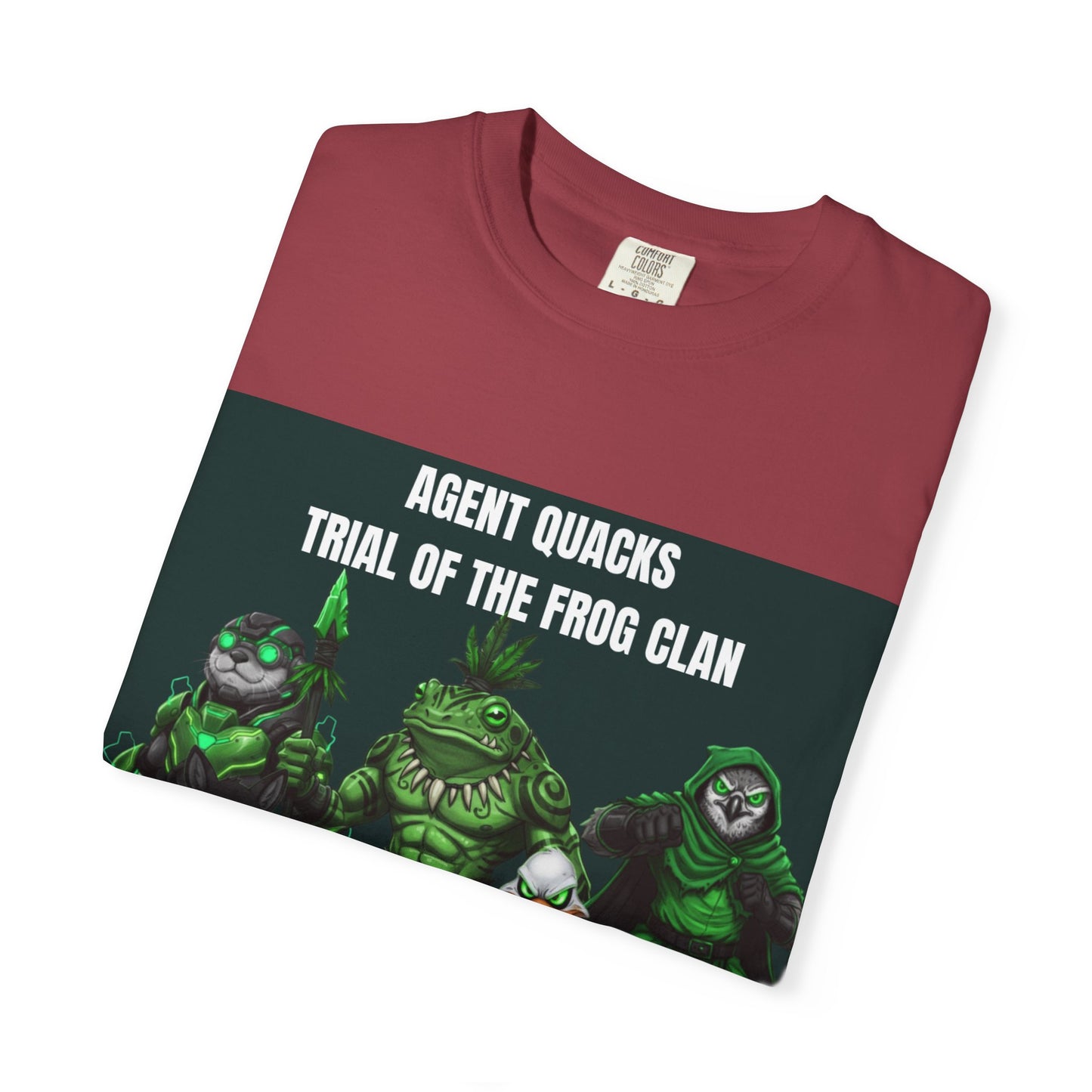 Agent Quacks – The Trial of the Frog Clan | Unisex Garment-Dyed T-Shirt