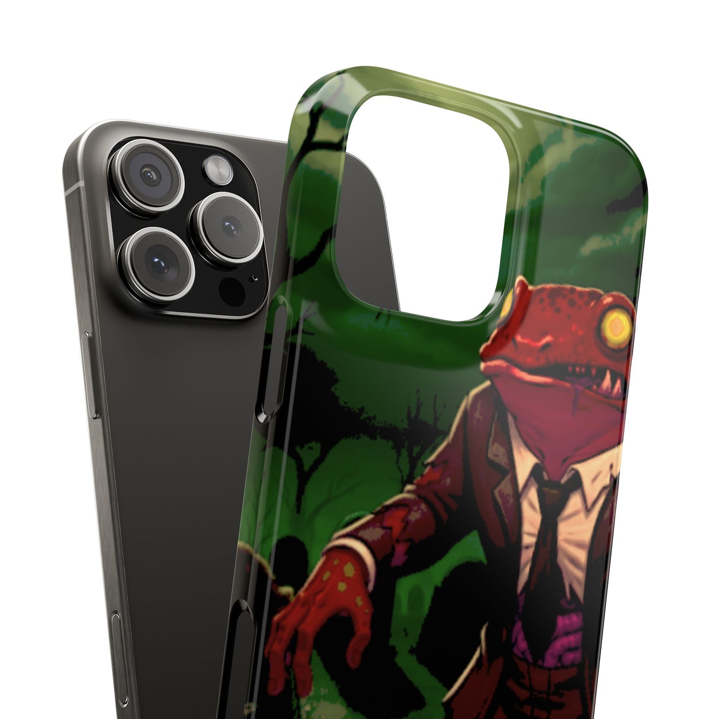 Halloween Agent Quacks Series Slim Phone Cases - Zombie Goro Design