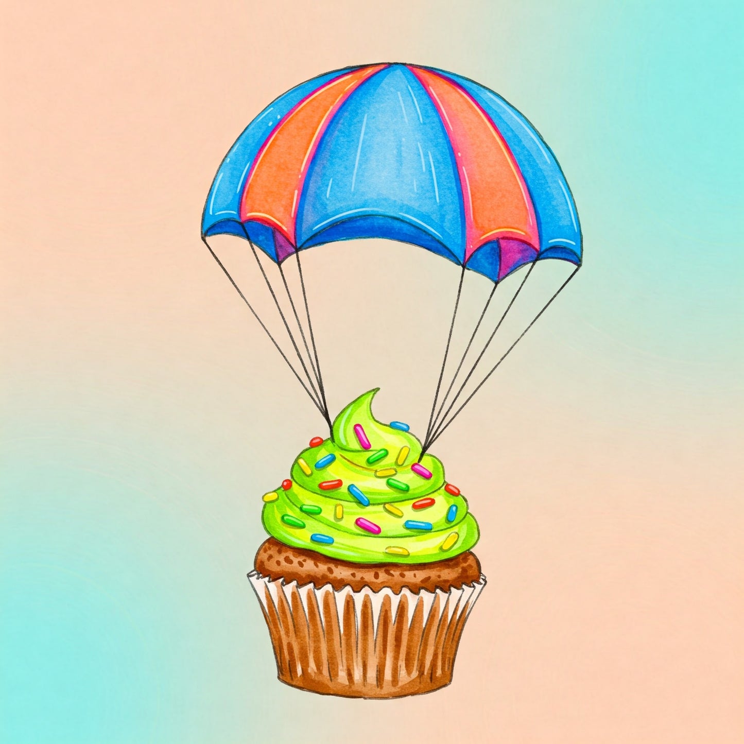 Airdrop Cupcakes Collection of 100
