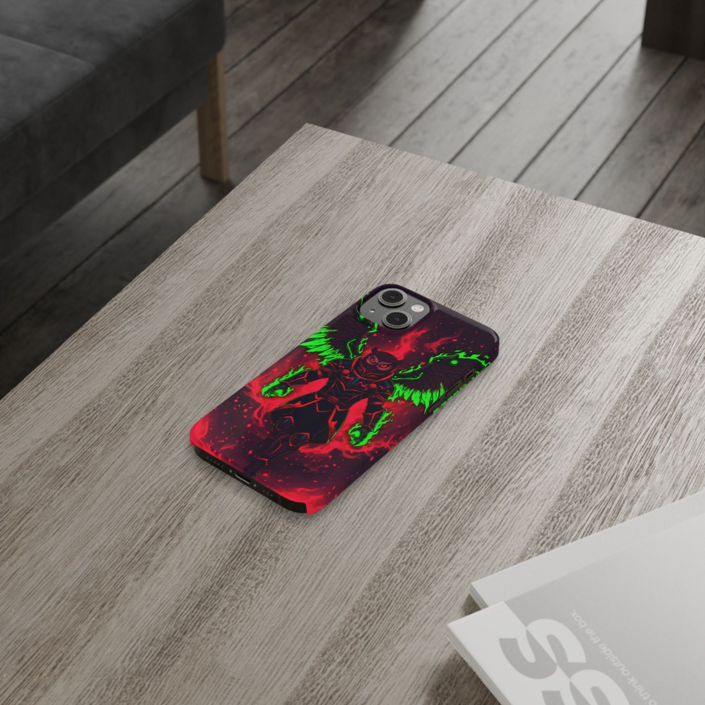 Halloween Agent Quacks Series Slim Phone Cases - Fiery General Onyx Design