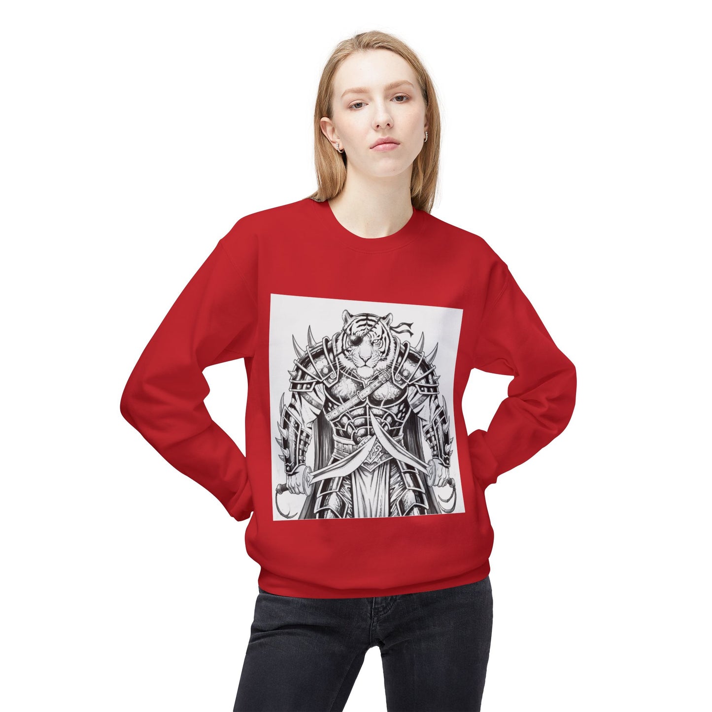 Agent Quacks Series Unisex Midweight Softstyle Fleece Crewneck Sweatshirt - Vaelros Design