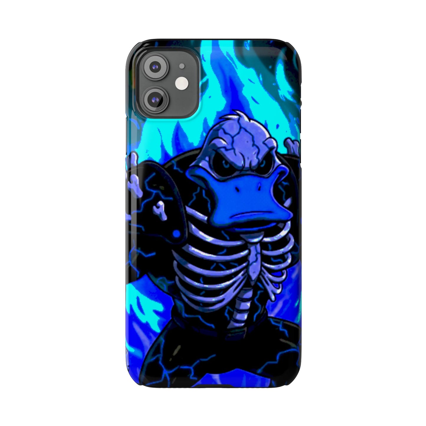 Halloween Agent Quacks Series Slim Phone Cases - Skeleton Quacks Design