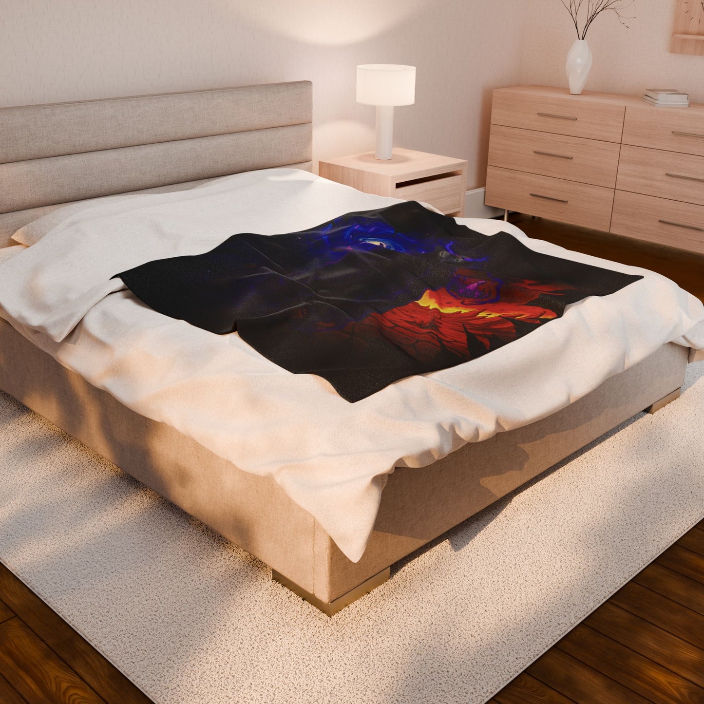 Halloween Agent Quacks Series Velveteen Plush Blanket - Wizard Talon Design