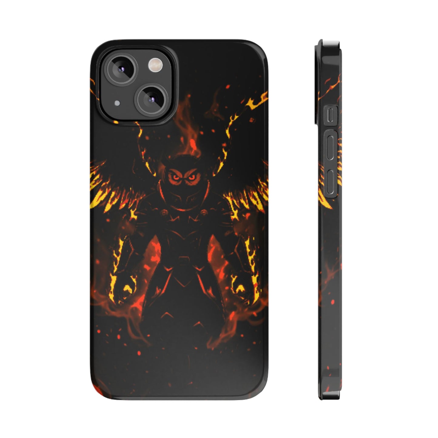 Halloween Agent Quacks Series Slim Phone Cases - Fiery General Onyx Design