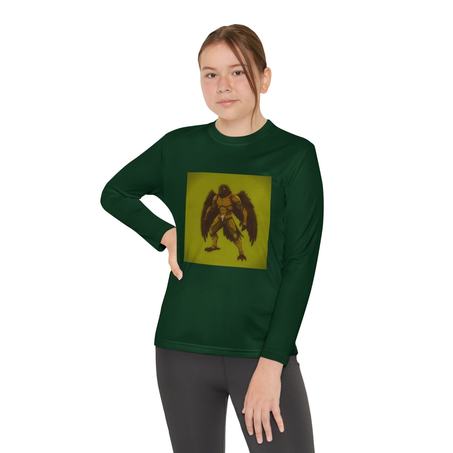 Agent Quacks Series Youth Long Sleeve Competitor Tee - Nightclaw Design