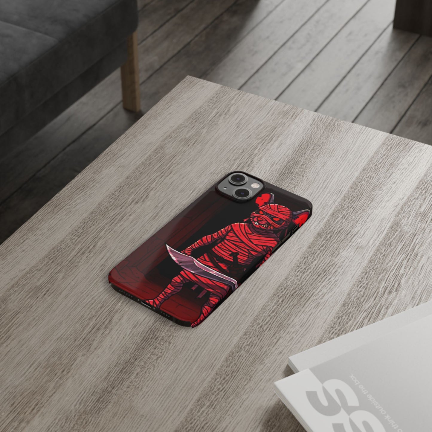 Halloween Agent Quacks Series Slim Phone Cases - Mummy Dr Murn Design