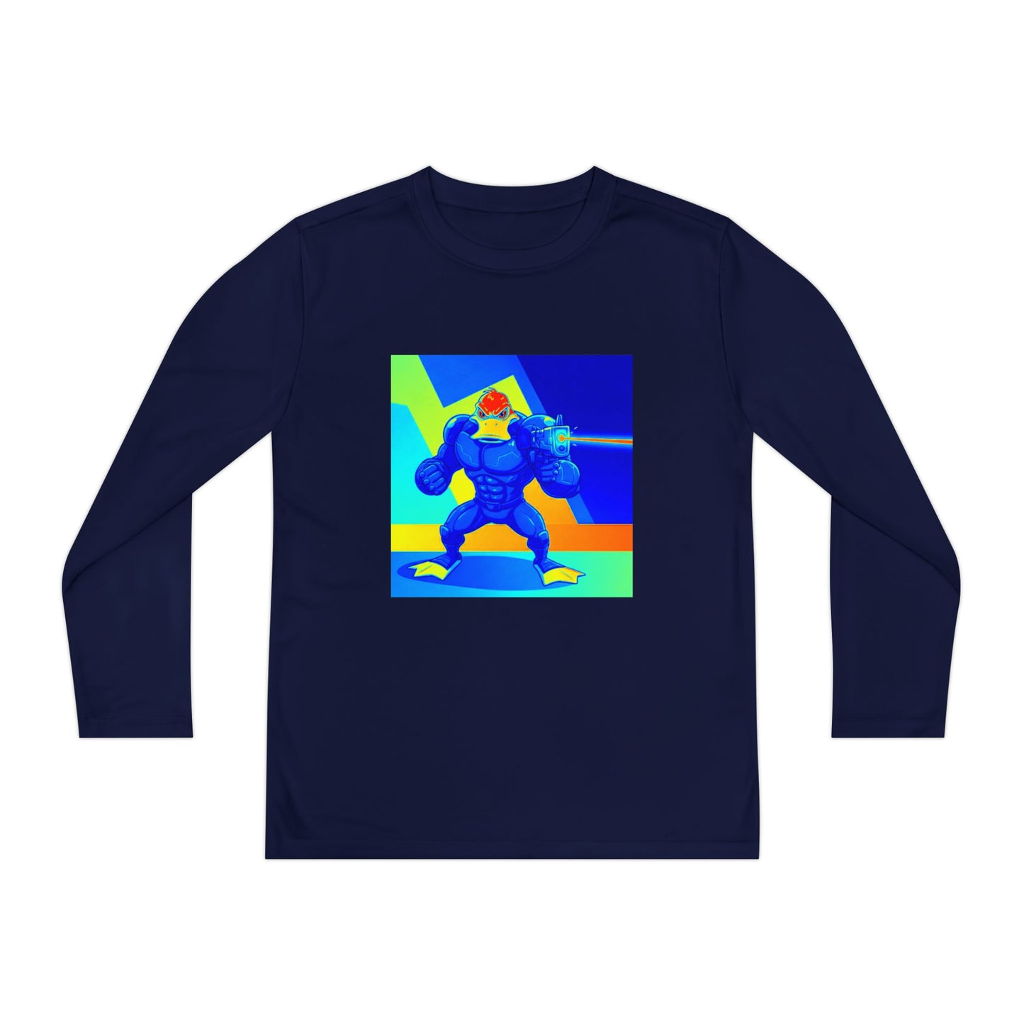 Agent Quacks Series Youth Long Sleeve Competitor Tee - Quacks Design