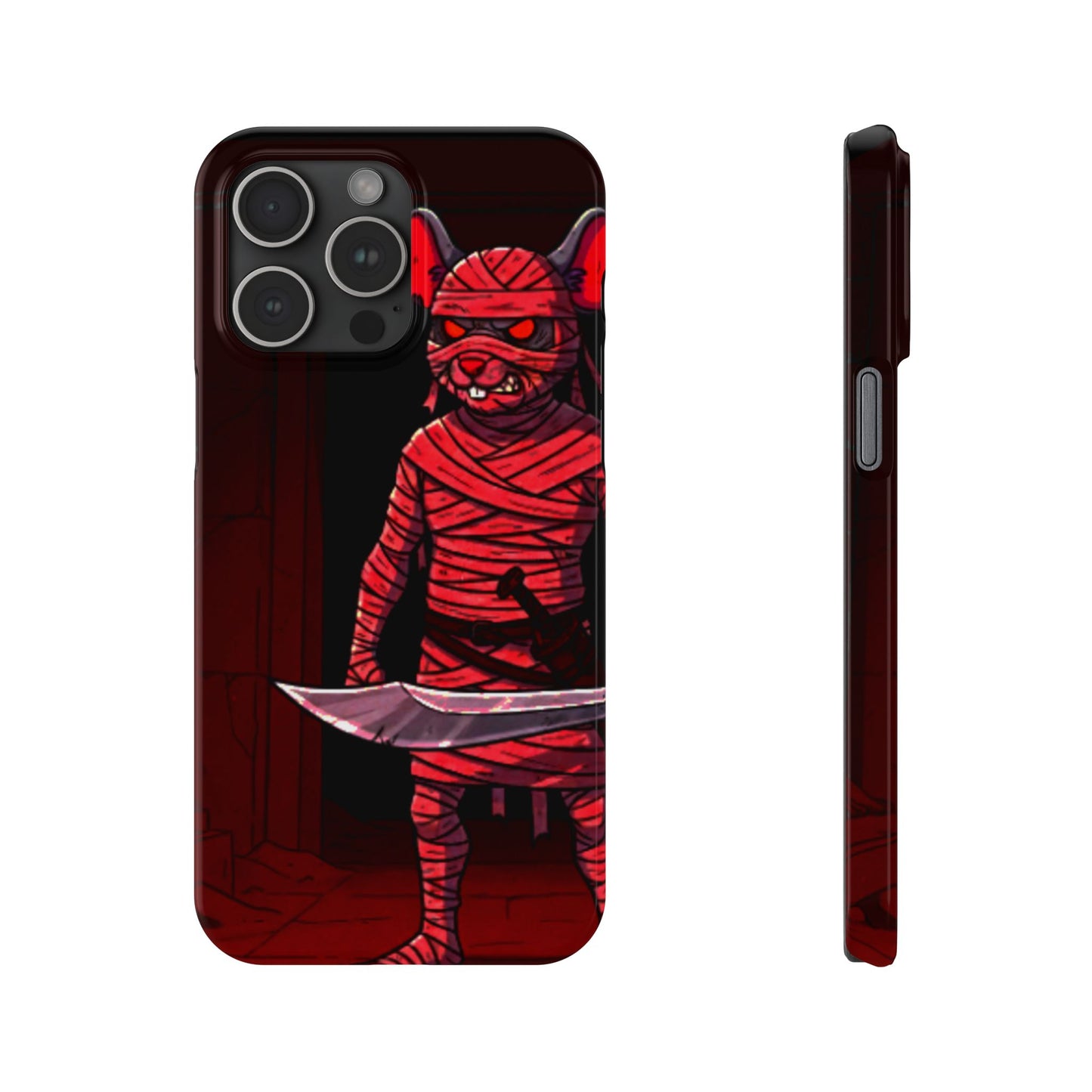 Halloween Agent Quacks Series Slim Phone Cases - Mummy Dr Murn Design