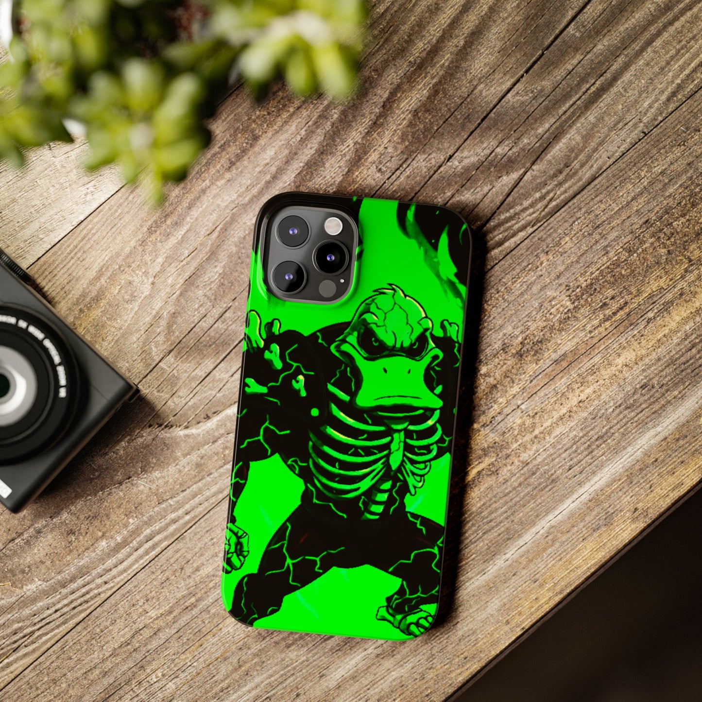 Halloween Agent Quacks Series Slim Phone Cases - Skeleton Quacks Design