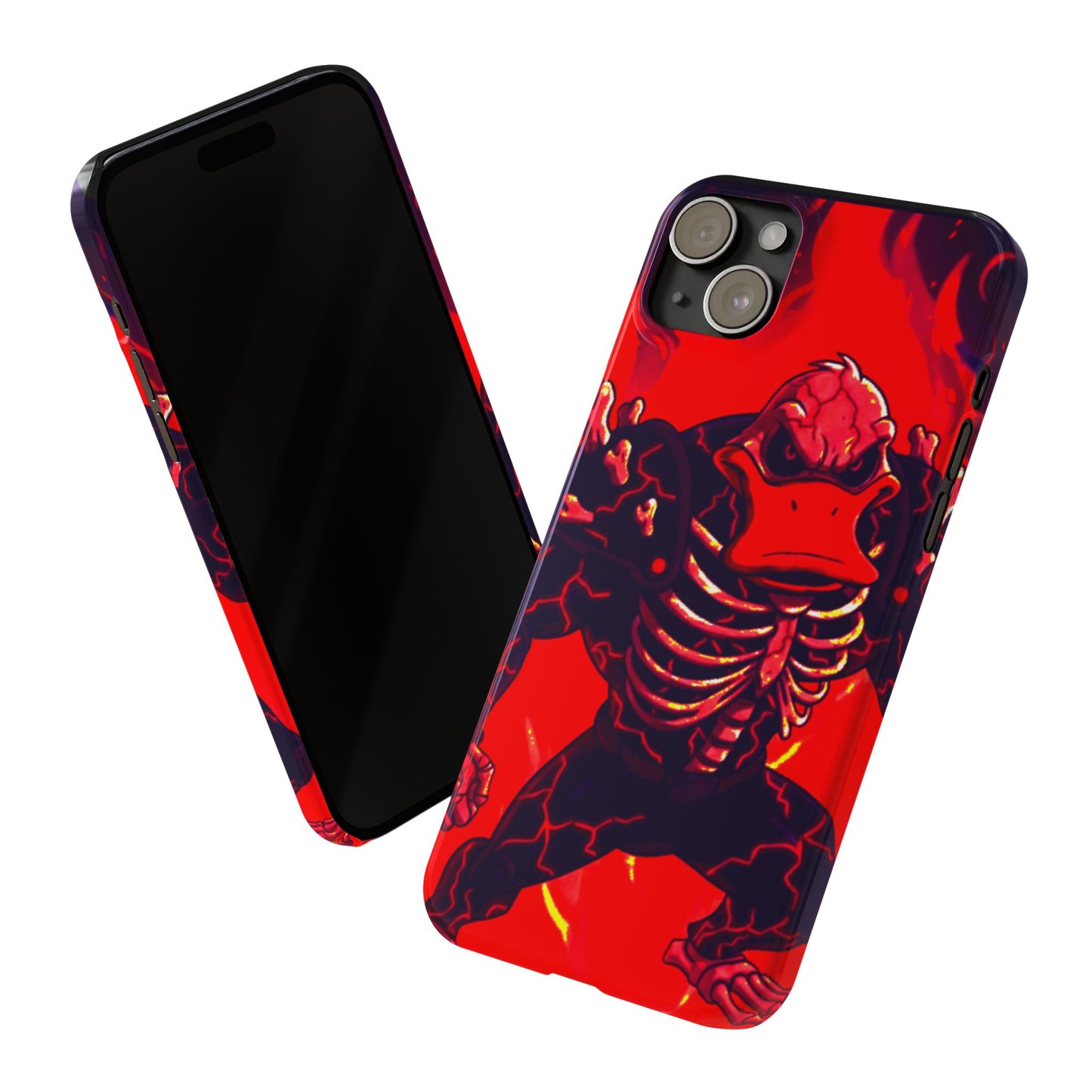 Halloween Agent Quacks Series Slim Phone Cases - Skeleton Quacks Design