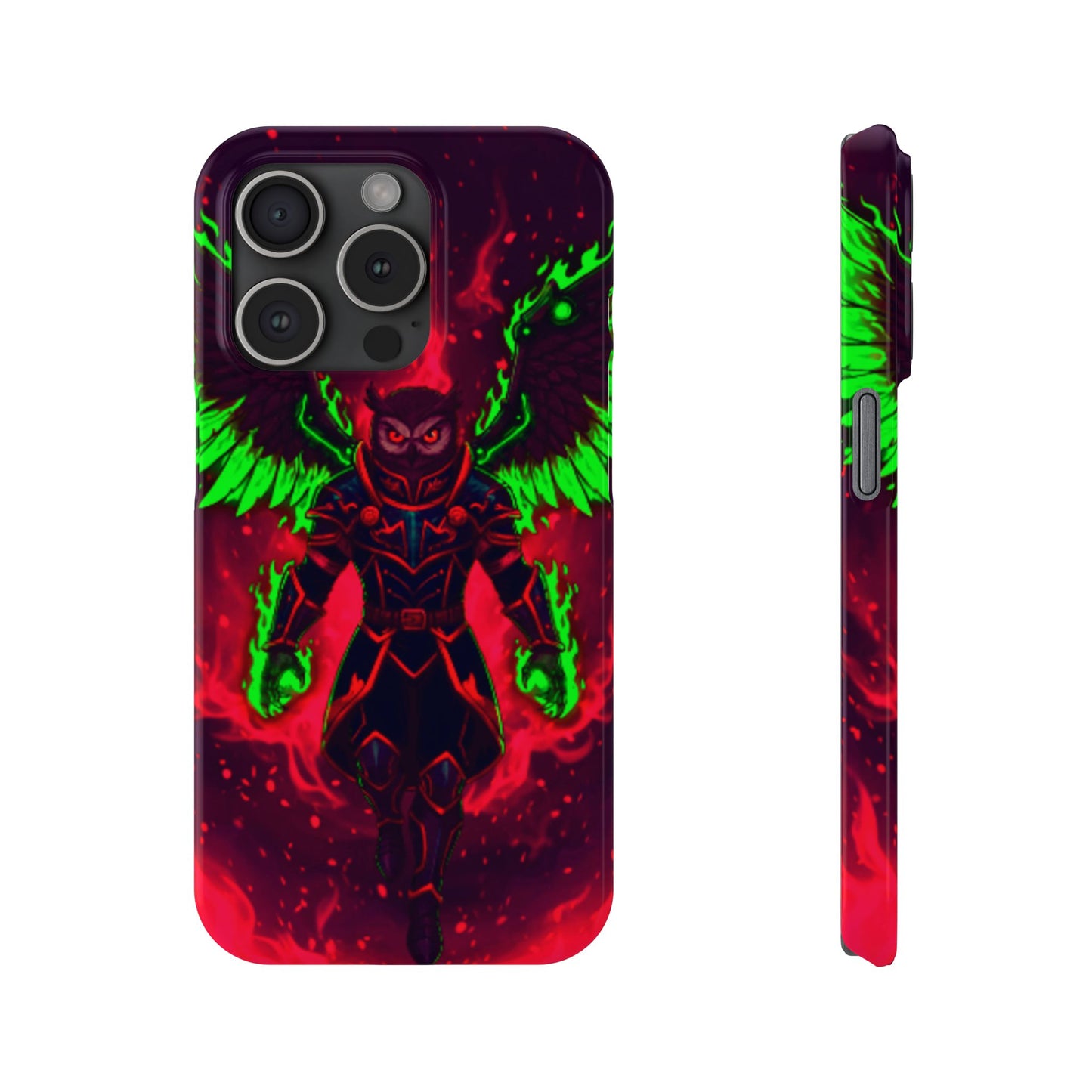 Halloween Agent Quacks Series Slim Phone Cases - Fiery General Onyx Design