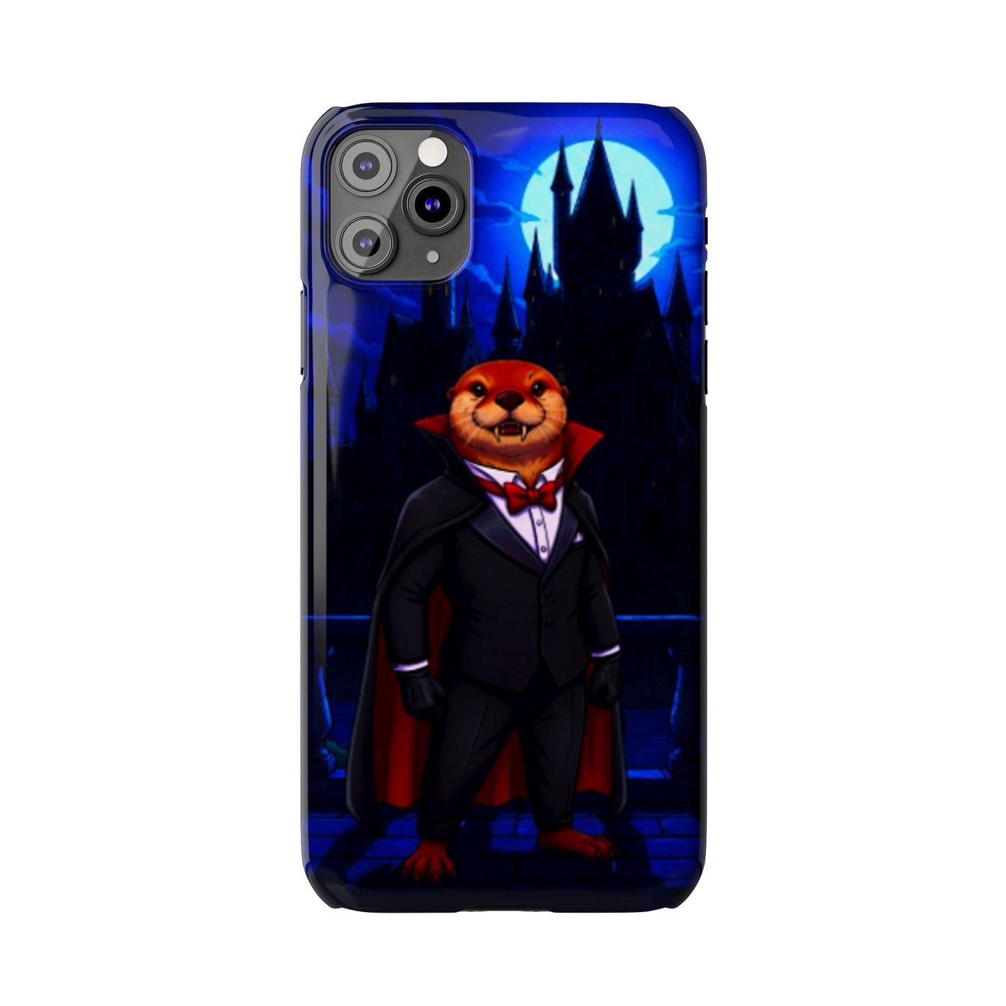 Halloween Agent Quacks Series Slim Phone Cases - Vampire Gearshift Design