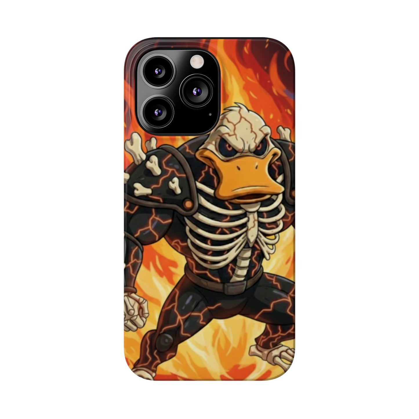 Halloween Agent Quacks Series Slim Phone Cases - Skeleton Quacks Design