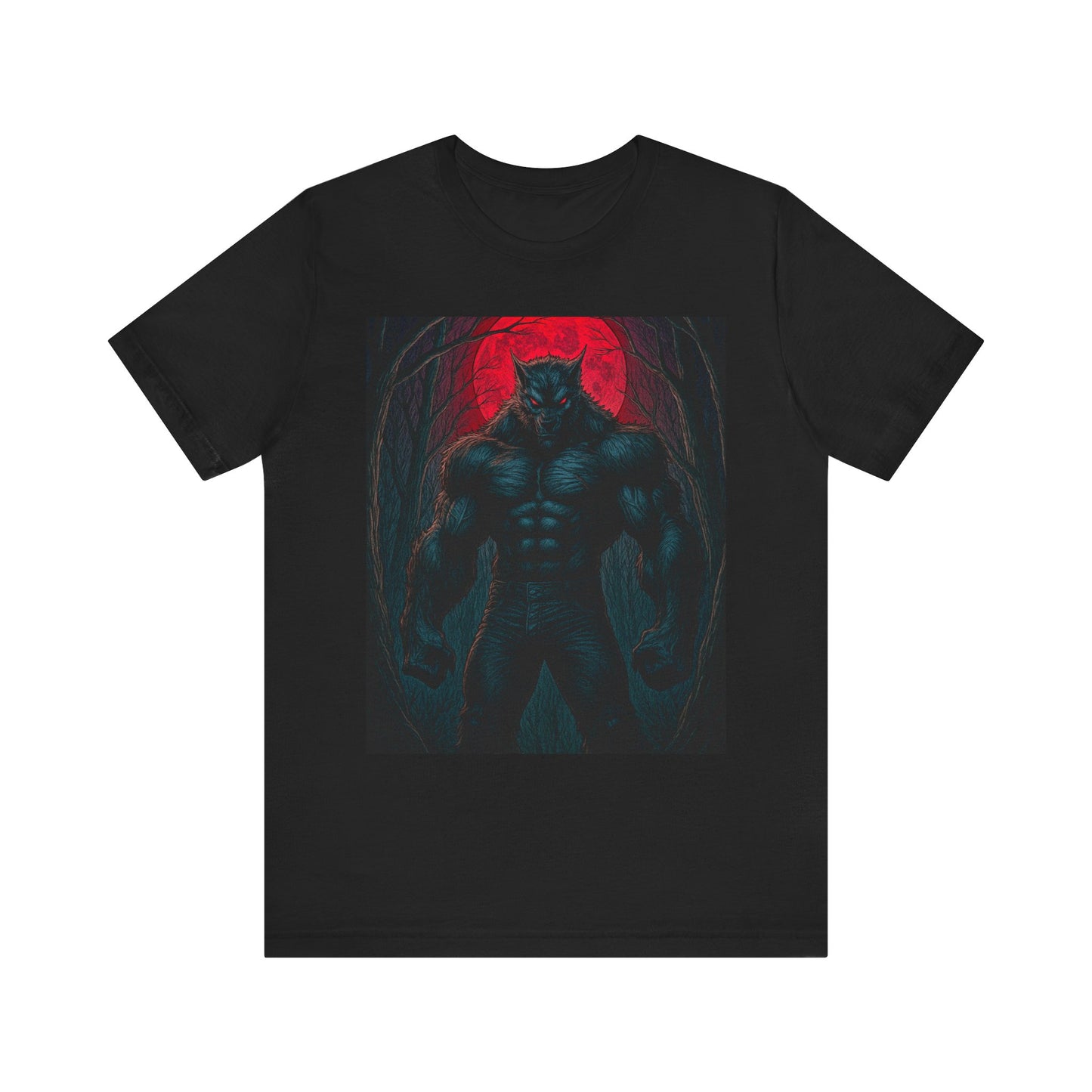 “Fenroth’s Hunt” — Limited Edition Halloween Graphic Tee | Dark Aesthetic Horror Shirt | Unisex Halloween Outfit