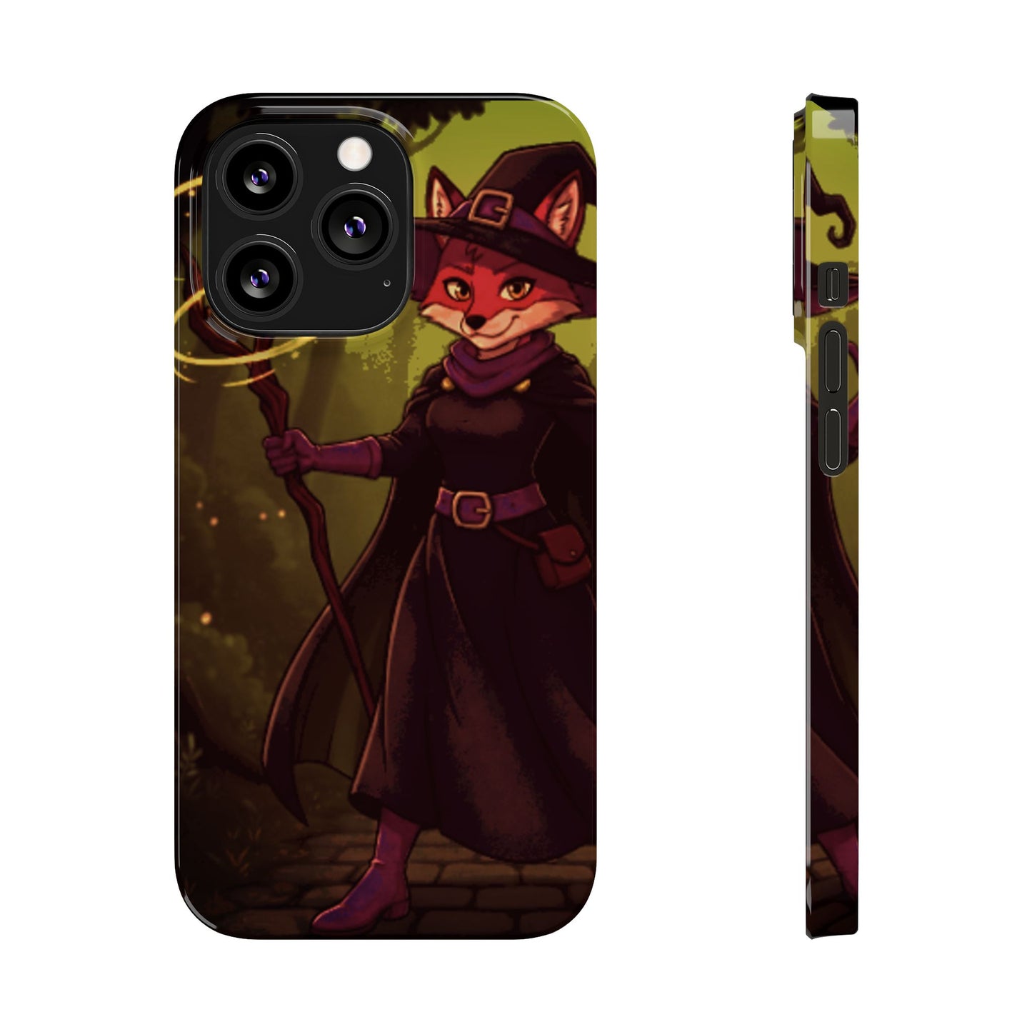 Halloween Agent Quacks Series Slim Phone Cases - Witch Vixx Design